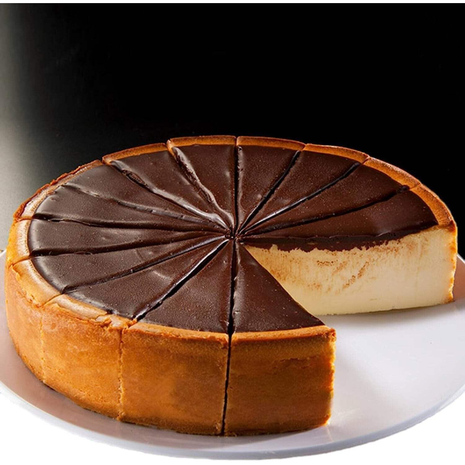 Andy Anand Chocolate Fudge Cheesecake 9"" | Freshly Baked, All-Natural | Made With Real California Cream Cheese, No Chemicals Or Preservatives | Amazingly Delicious & Decadent (2 Lbs)