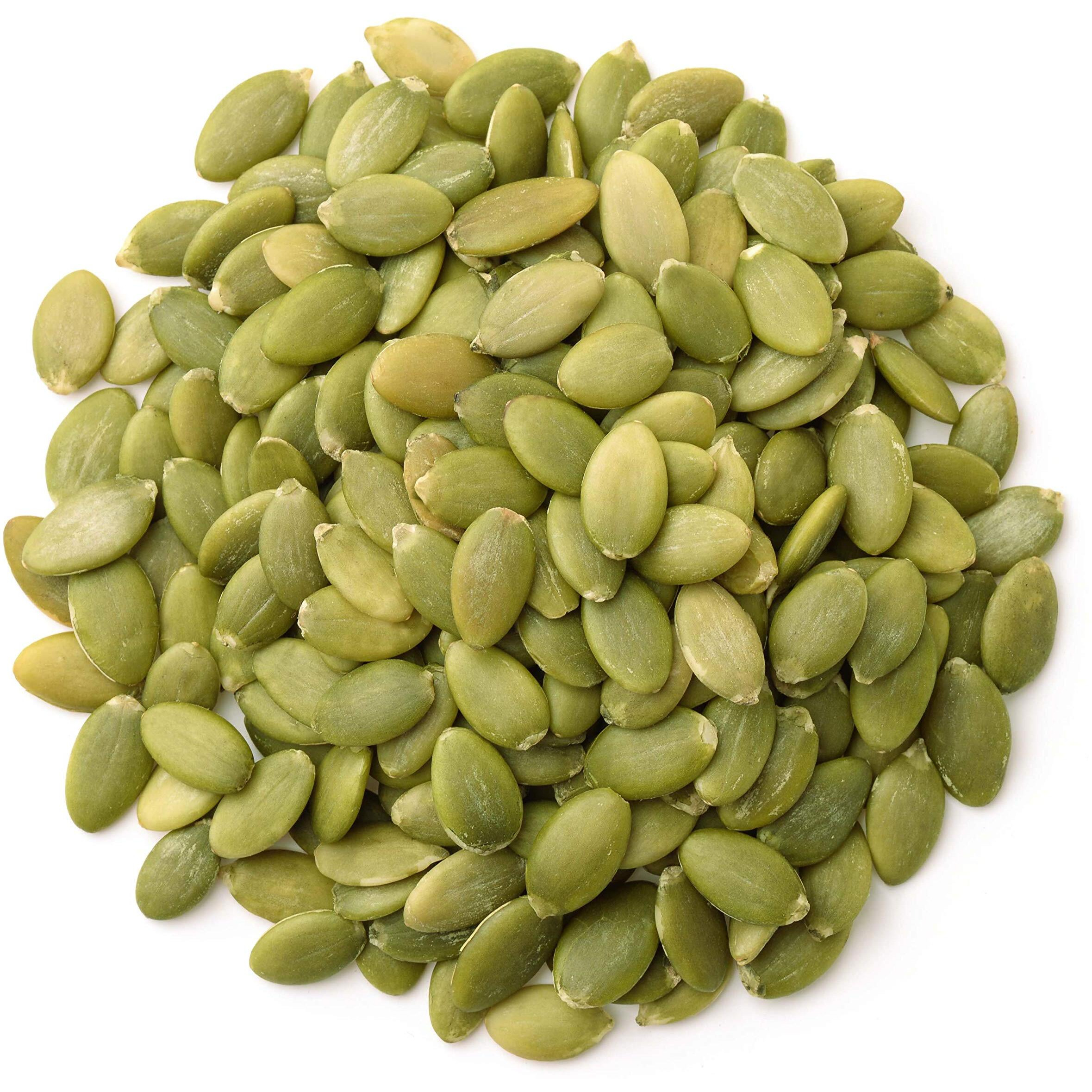 Anna And Sarah Pumpkin Seeds, Raw, Unsalted, Fresh, In Resealable Bag, 3 Lbs