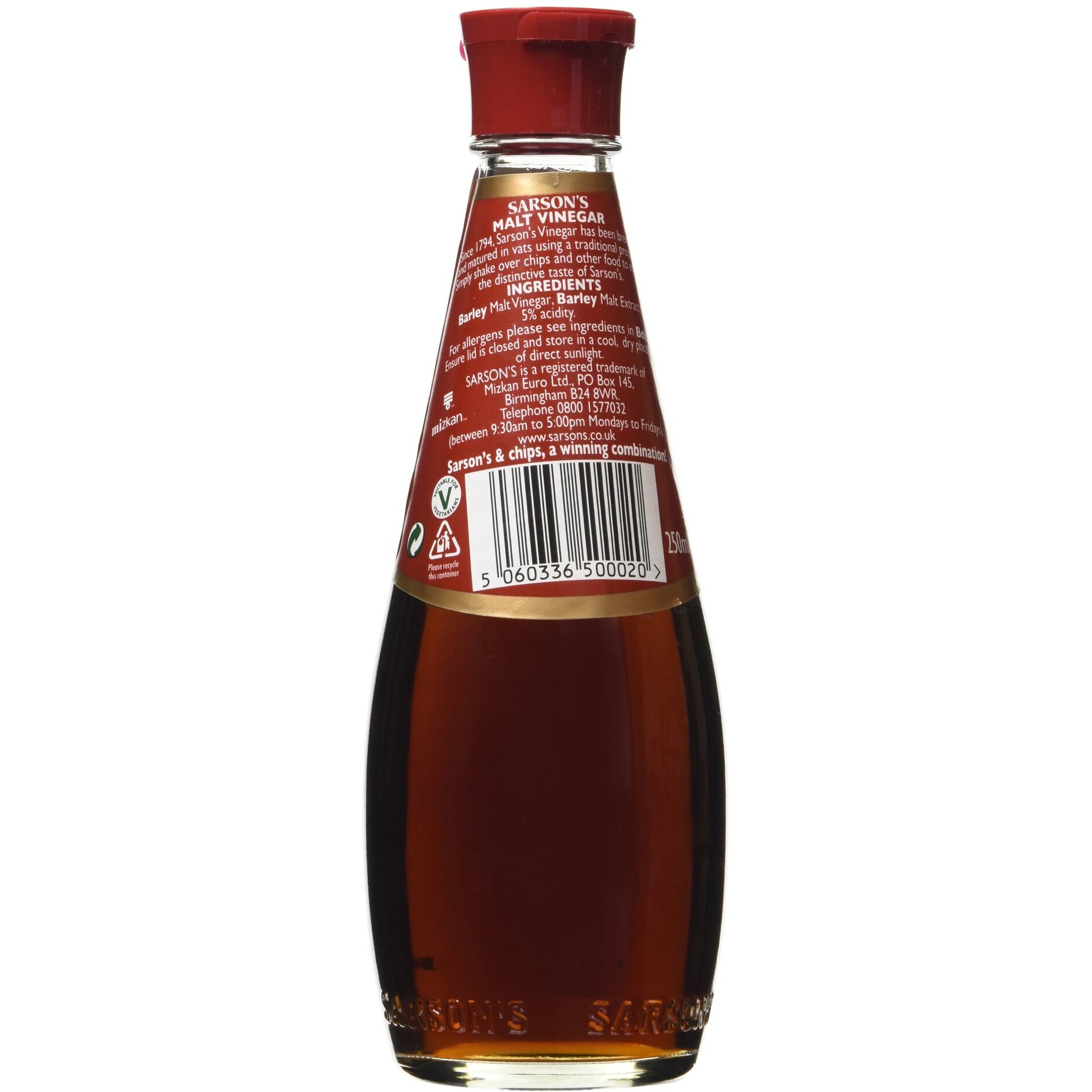 Sarson's - Malt Vinegar - 250Ml