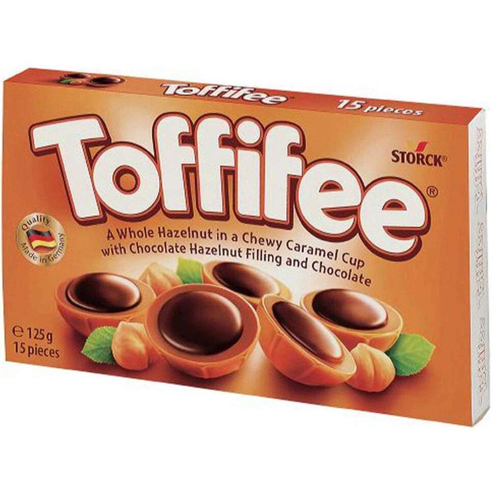 Toffifee Whole Hazelnut In Nougat Cream Filled Caramell ( 125 G / 15 Pcs )