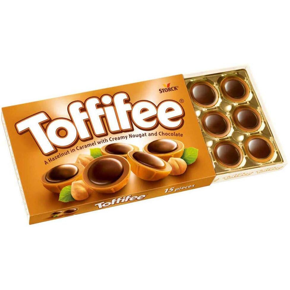 Toffifee Whole Hazelnut In Nougat Cream Filled Caramell ( 125 G / 15 Pcs )