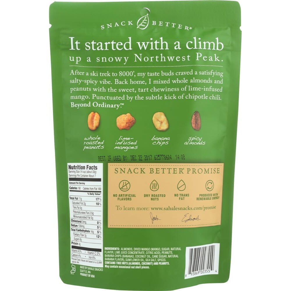 Sahale Snacks Mango Tango Almond Fruit And Nut Mix, 8 Ounce -- 4 Per Case.