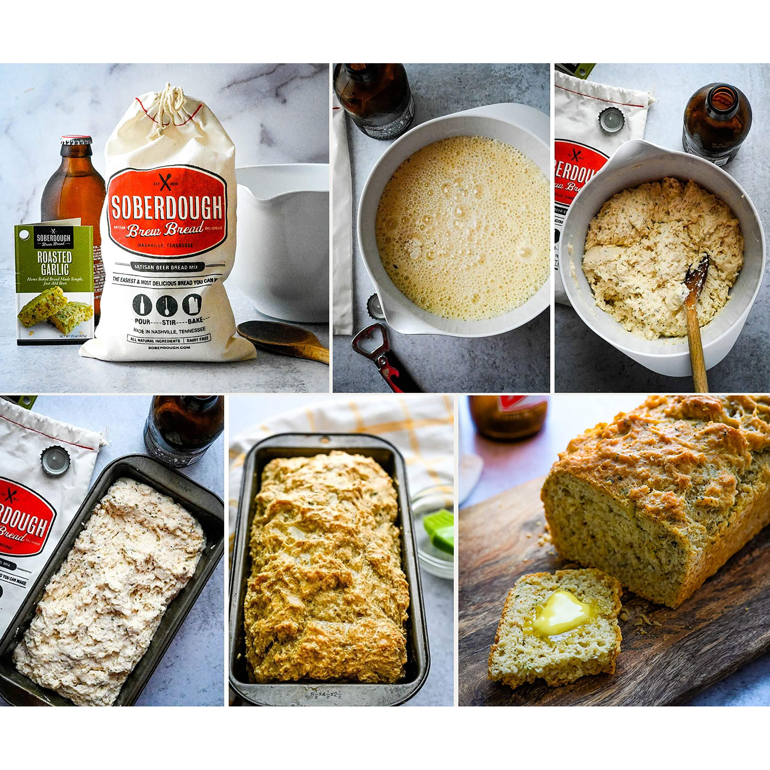 Soberdough Bread Mixes - Various Flavors (Cheesy Garlic)