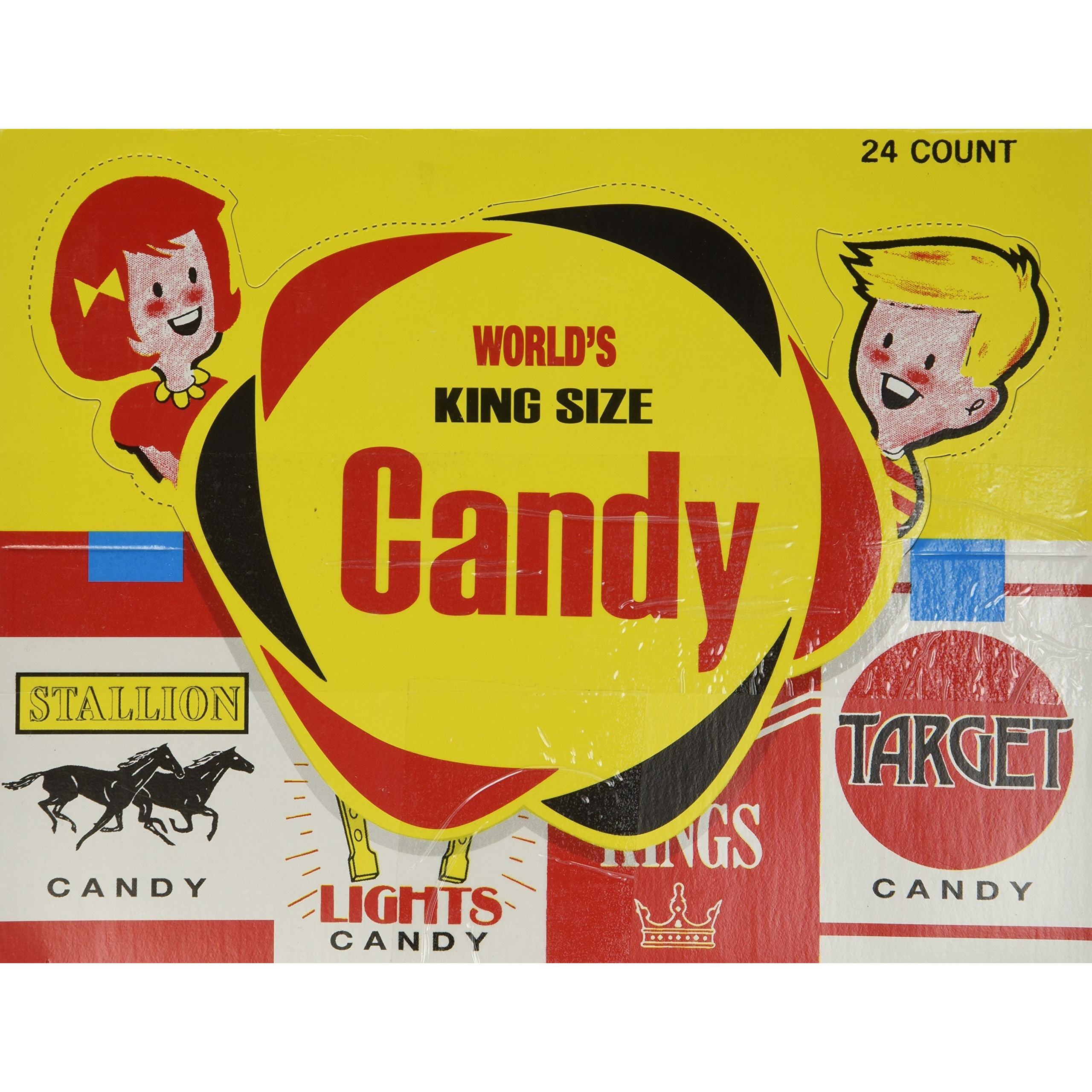 World Candy Stick Cigarettes / Display Box Of 24