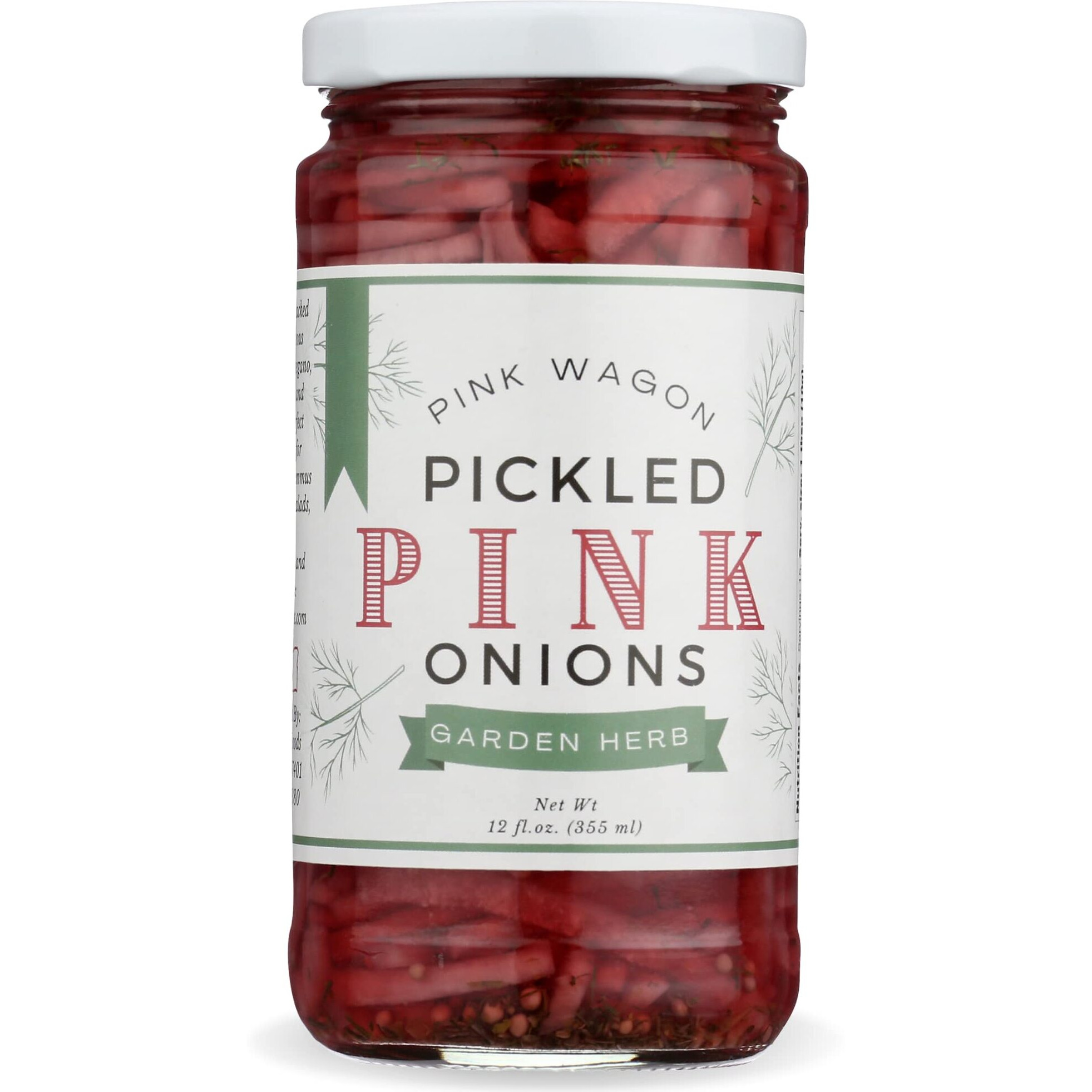 Pickled Pink Onions | Garden Herb | 12 Oz.