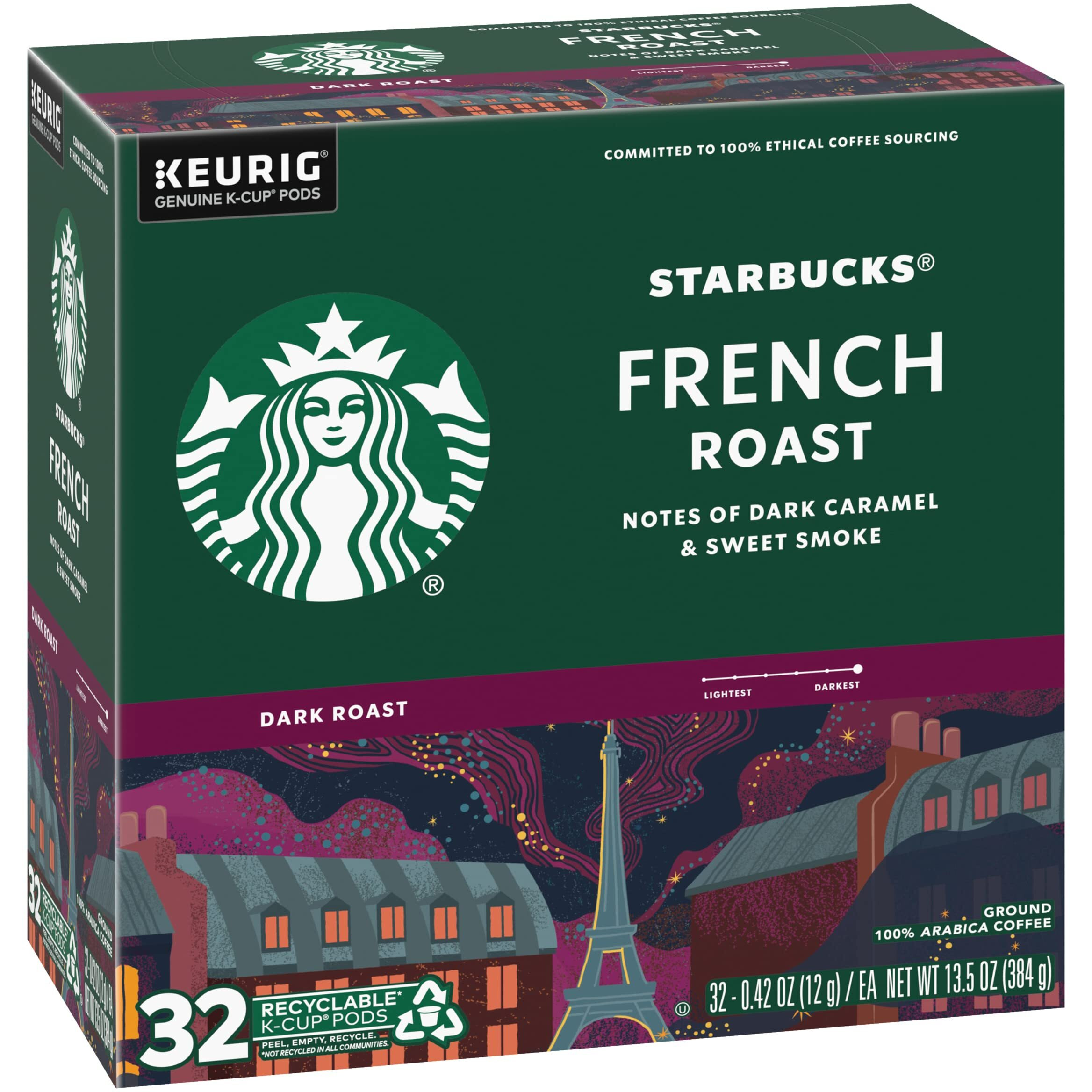 Starbucks French Roast K-Cup Packs, 32-Count