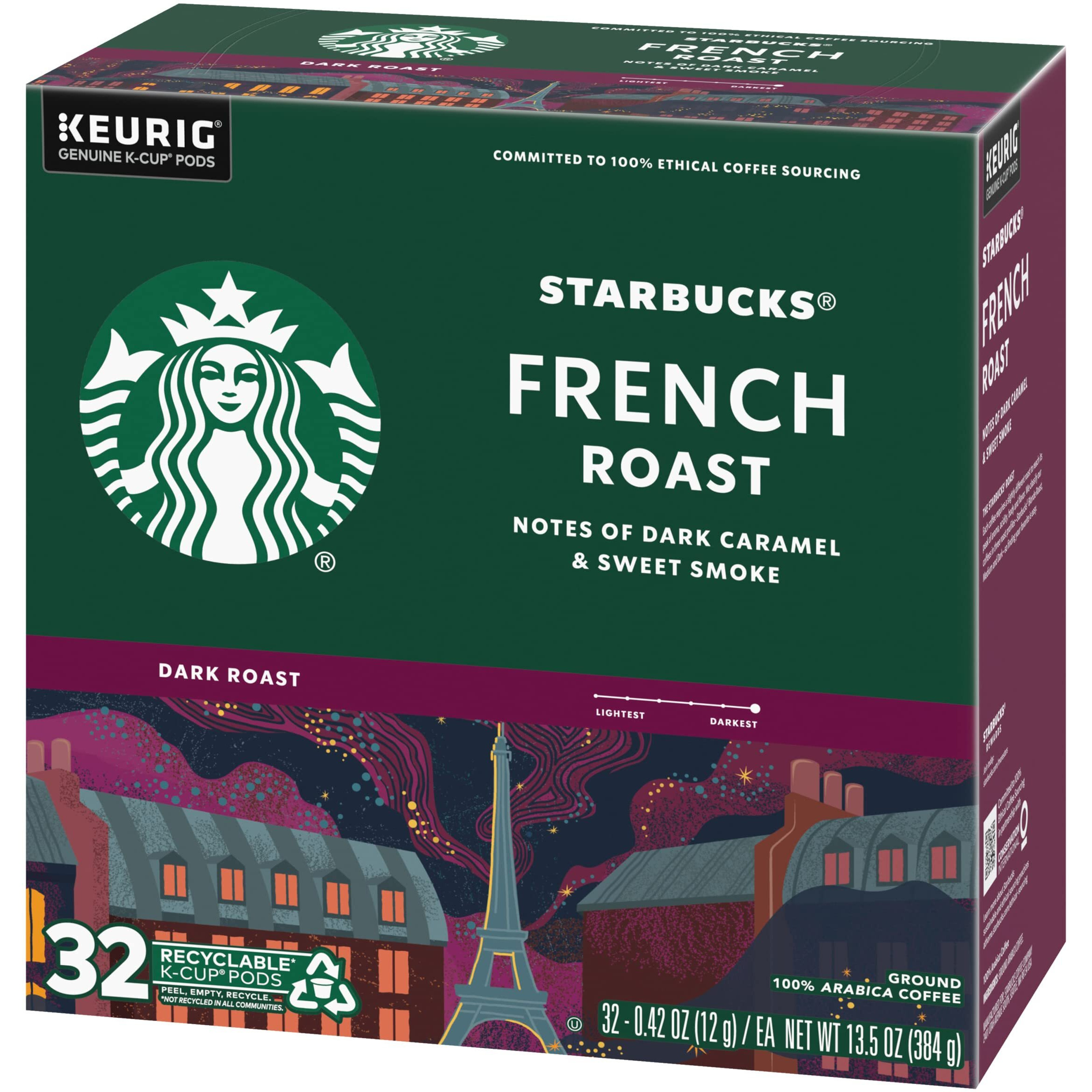 Starbucks French Roast K-Cup Packs, 32-Count
