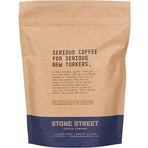 Stone Street Guatemala Antigua Gourmet Coffee, Ground, 1 Lb Bag, Single Origin, Dark Roast, 100% Arabica, Volcanic/High Altitude Soil
