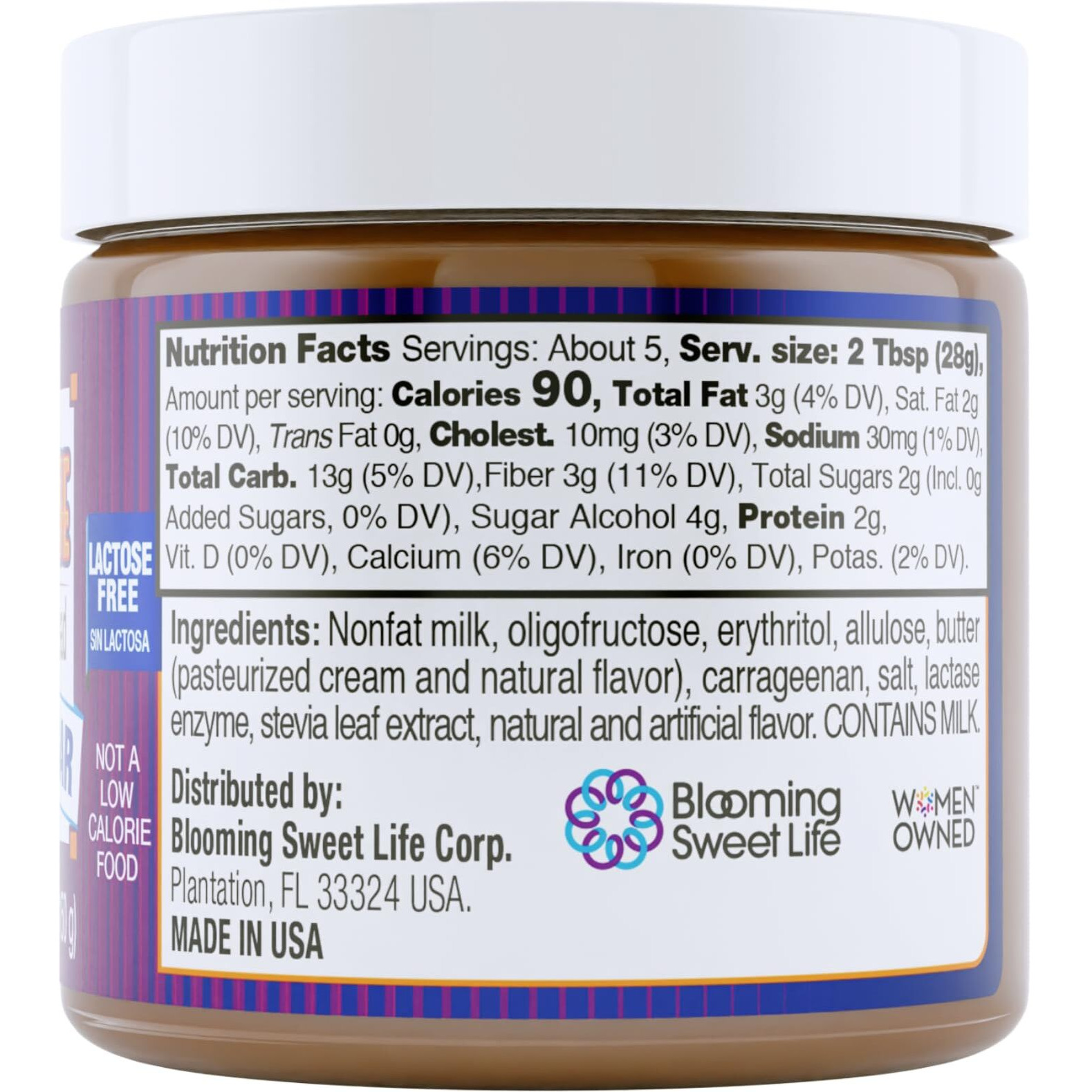 Dairysky Dulce De Leche No Added Sugar - 5.3 Oz Made With Real Milk, Gluten-Free - Milk Based Caramel - Perfect For Desserts - 3 Pack.
