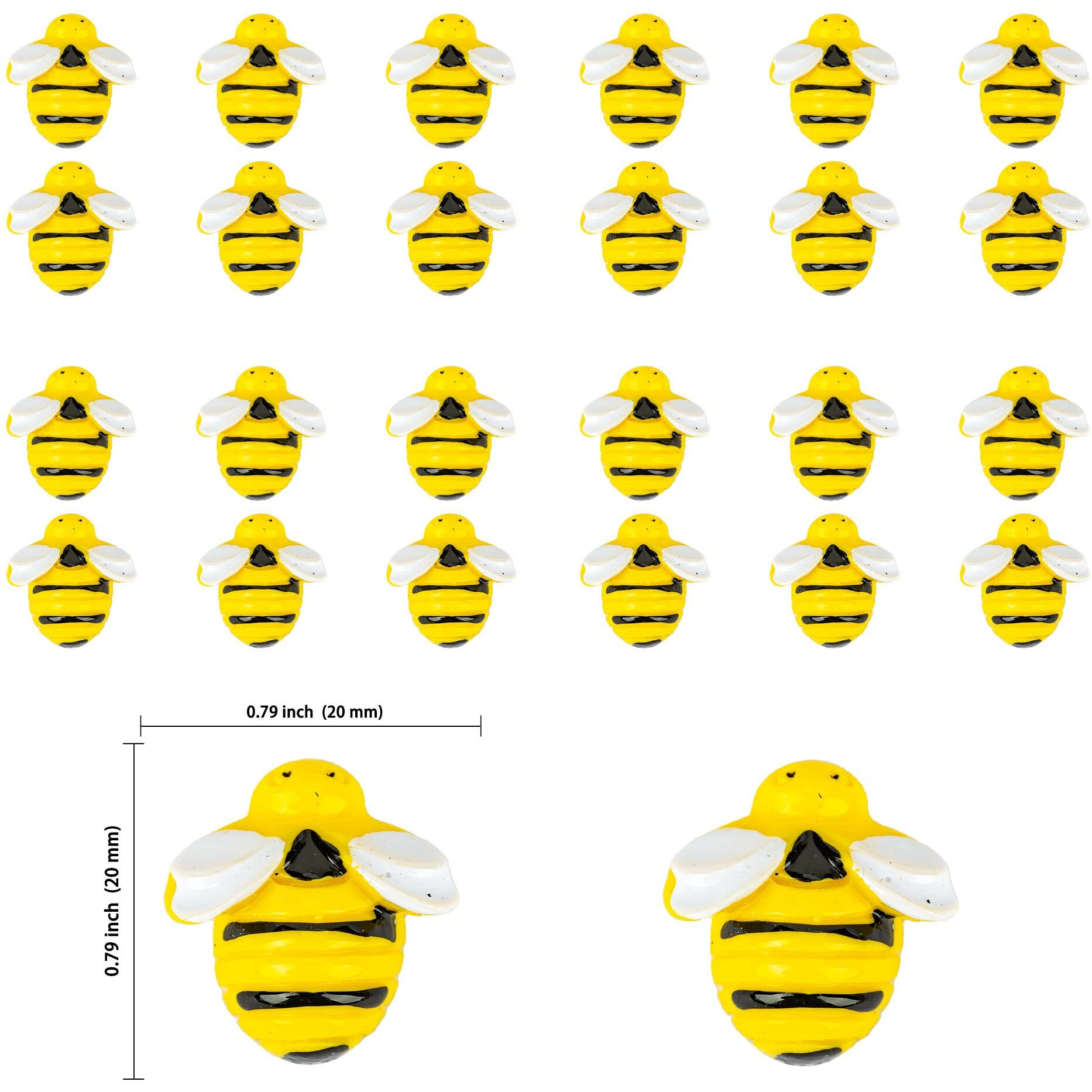 Gyufise 25Pcs Bumble Bee Cupcake Toppers Oh Babee Cupcake Picks Oh Baby Cake Decoration For Bee Theme Baby Shower Kids Birthday Party Decorations Supplies