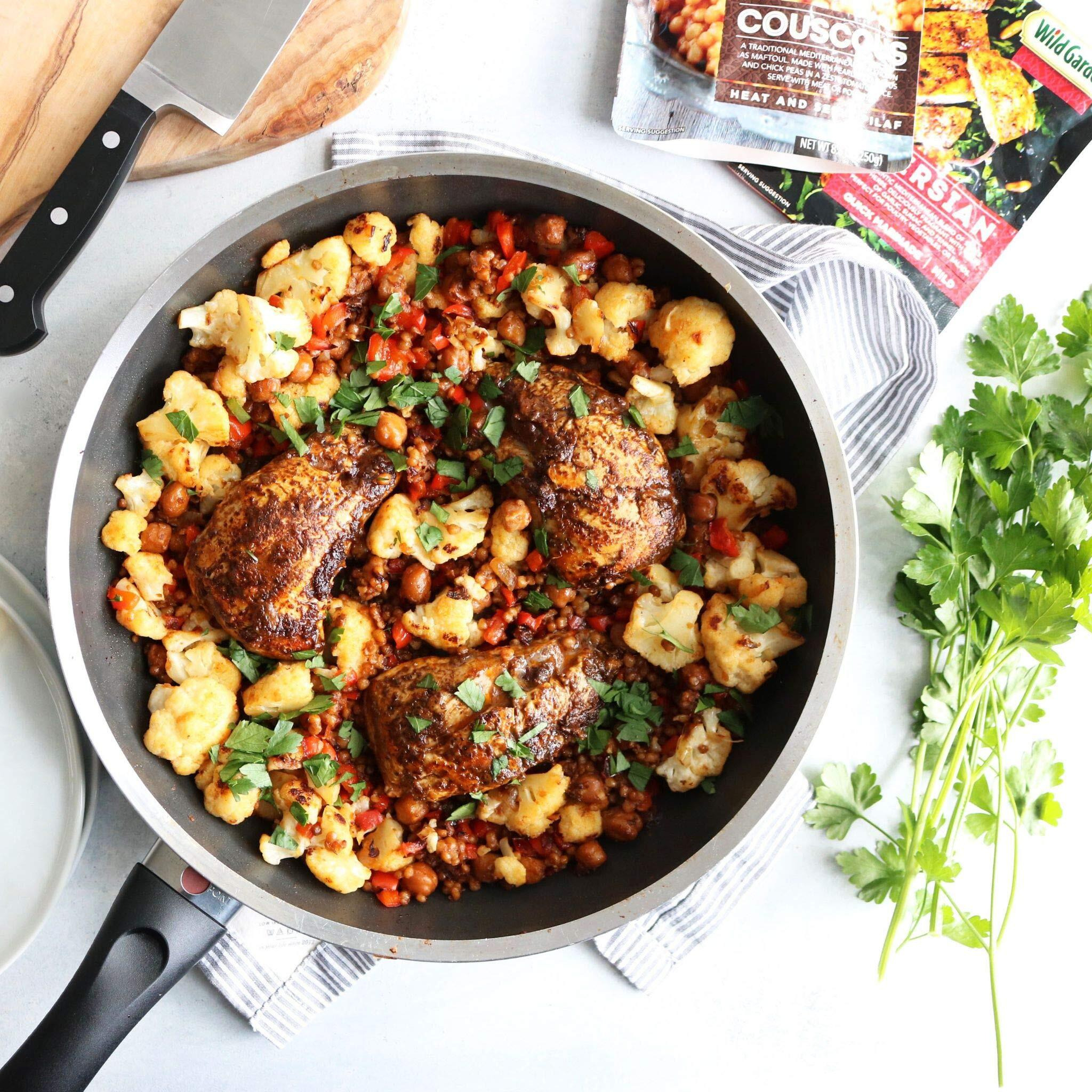 Wild Garden Ready-To-Use Persian Sumac Marinade, Authentic Meat Marinade With No Additives & Preservatives, Bold, Flavorful, Perfect For Chicken (Musakhan) Kabob And Barbecue Seasoning 6Oz