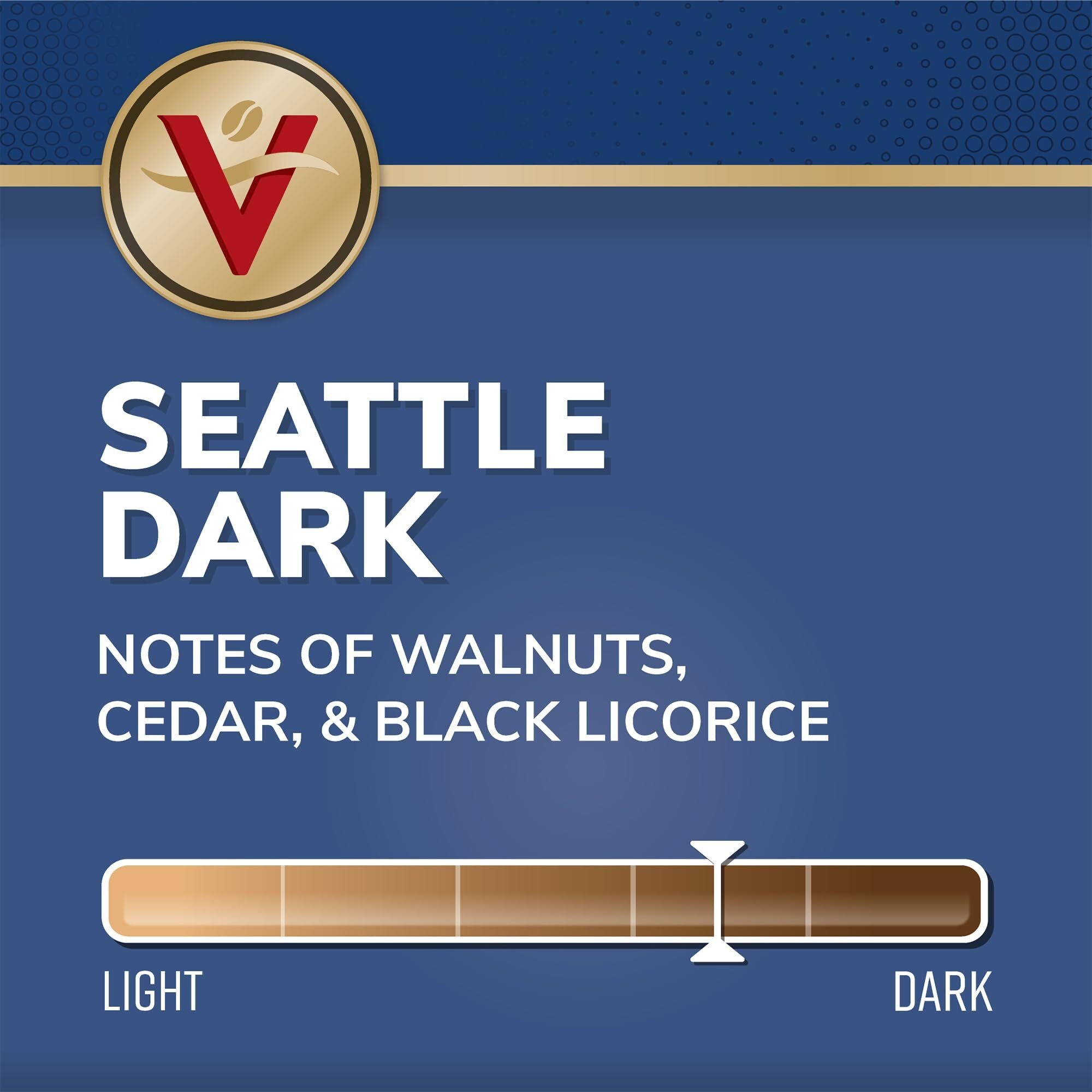 Victor Allen's Coffee Seattle Dark, Dark Roast, 42 Count, Single Serve Coffee Pods For Keurig K-Cup Brewers