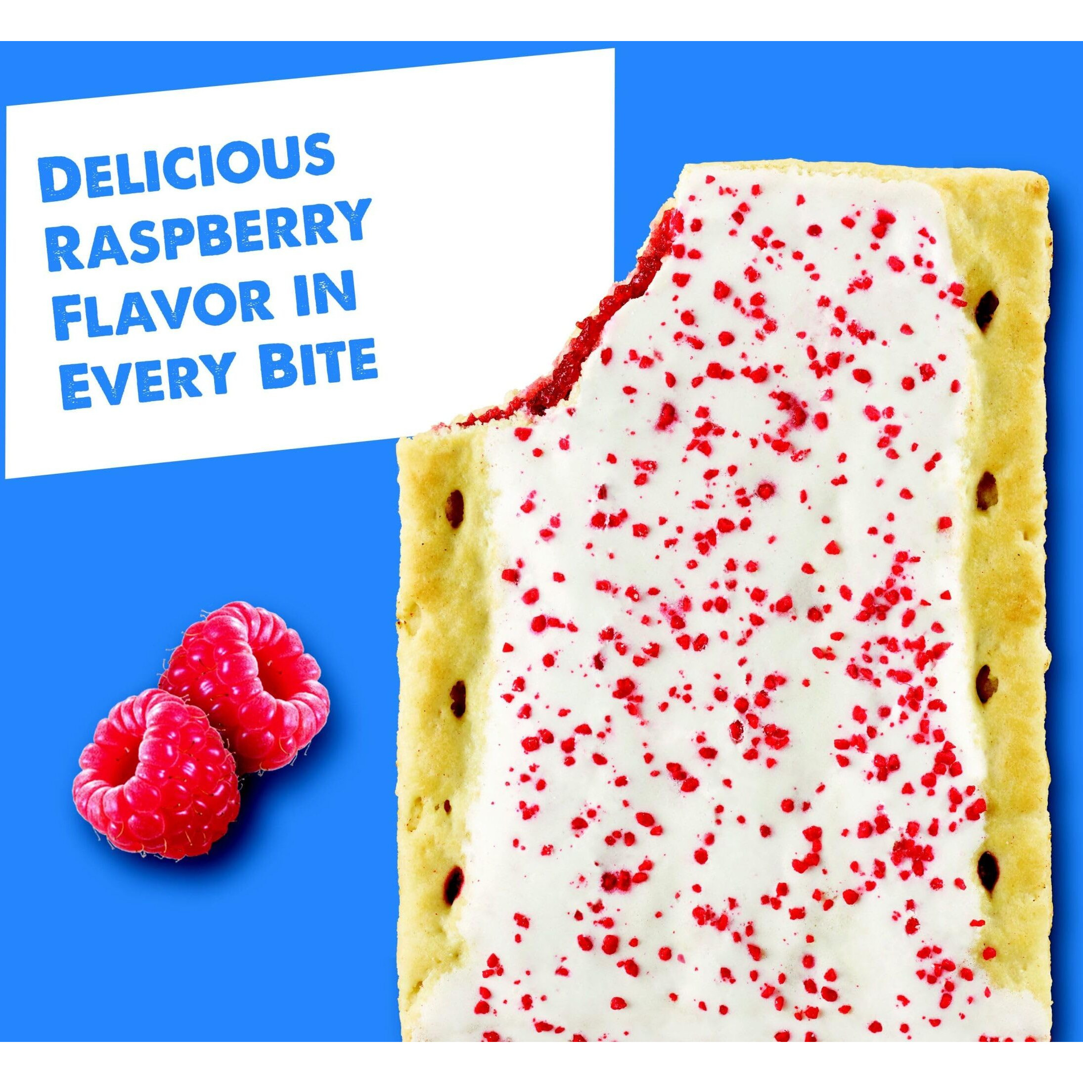 Pop-Tarts Toaster Pastries, Frosted Raspberry 13.5Oz (12 Count)