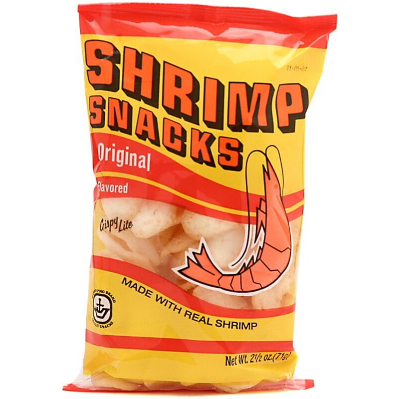 Shrimp Snacks (Orignal Flavor) - 2.5Oz (Pack Of 6)