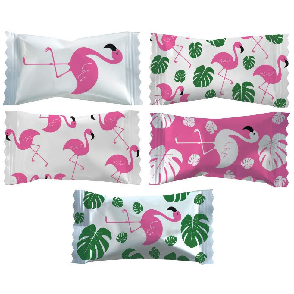 The Dreidel Company Flamingo Buttermints, Mint Candies, After Dinner Mints, Fat-Free, Individually Wrapped (55 Pieces)