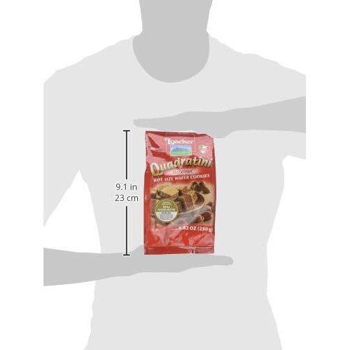 Loacker Quadratini Wafer Hazlenutx, 250G