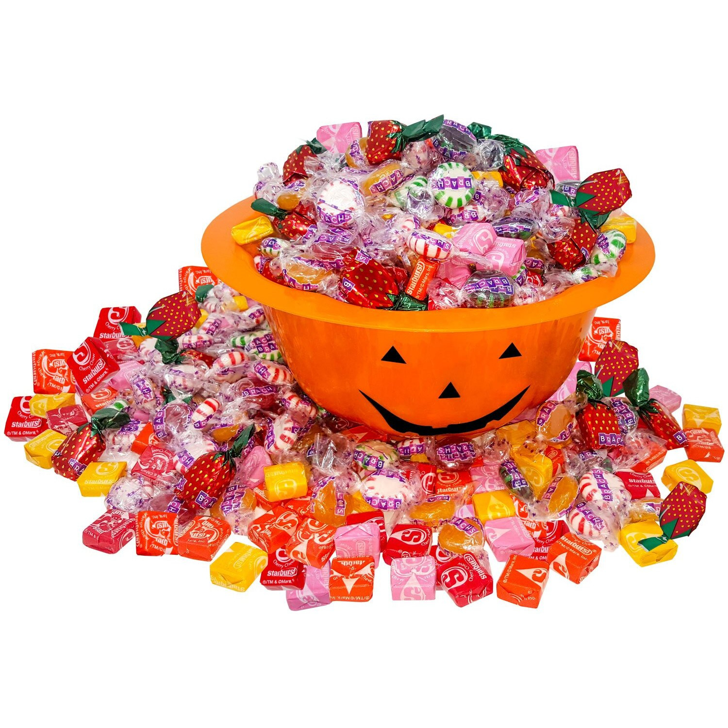 Assortit X Starburst Collab Halloween Bulk Special Assorted Starbursts & Hostess Mix Fruit Pops 9.75 Lb Bulk Soft Chewy & Hard Candy Mixed Assortment Value Pack 700 Pcs (140 Oz)