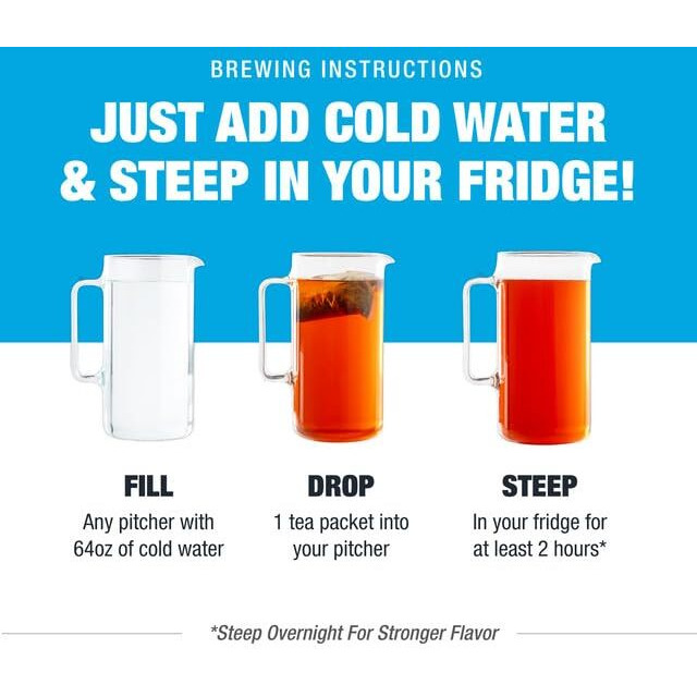 Tiesta Tea - Pineapple Sangria Cold Brew, Premium Loose Leaf Blend, Low Caffeinated Iced Tea, 10 Cold Brew Tea Packets - Brews One 64Oz Pitcher