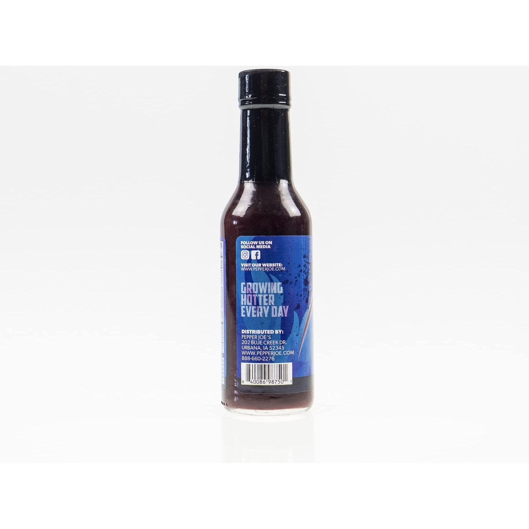 Pepper Joes Blueberry Carolina Reaper Hot Sauce - Premium Carolina Reaper Hot Sauce - Made With A Worlds Hottest Chili Pepper And Ripe Blueberries - 5 Ounces