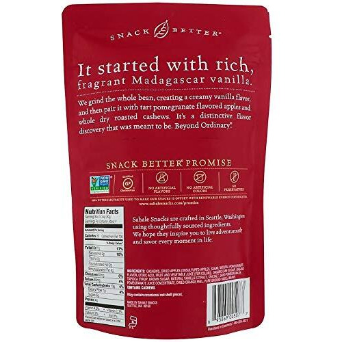Glazed Mix, , Naturally Pomegranate Vanilla Flavored Cashews, 4 Oz- Pack Of 2