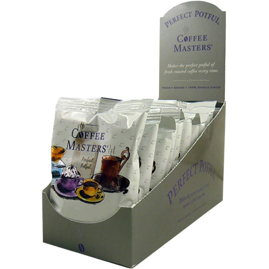 Coffee Masters Perfect Potful Breakfast Blend Ground Coffee, 1.5-Ounce Packets (Pack Of 12)