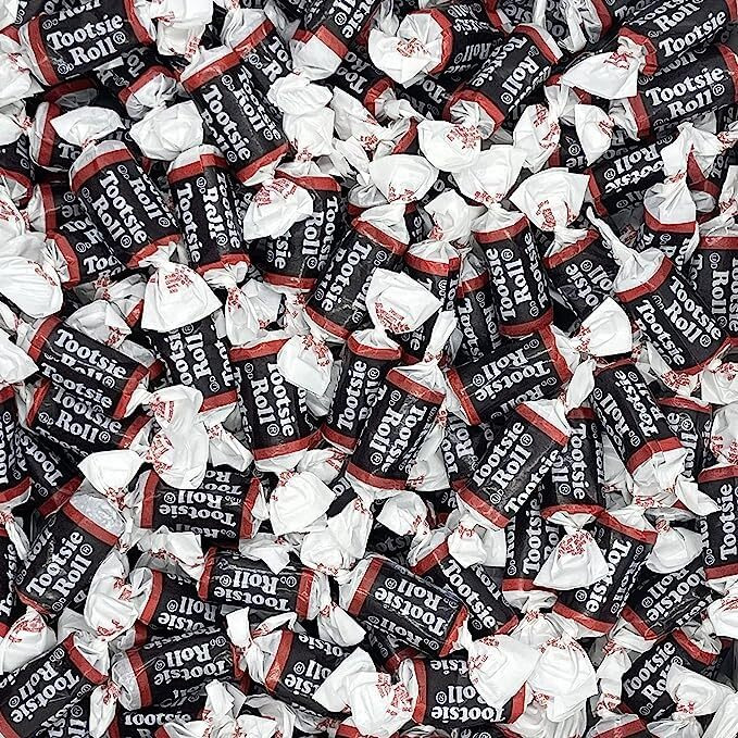 Fruidles Tootsie Original Chocolatey Tootsie Twist Midgees Roll, Peanut-Free, Gluten-Free, Kosher Certified, Individually Wrapped (2 Pounds)