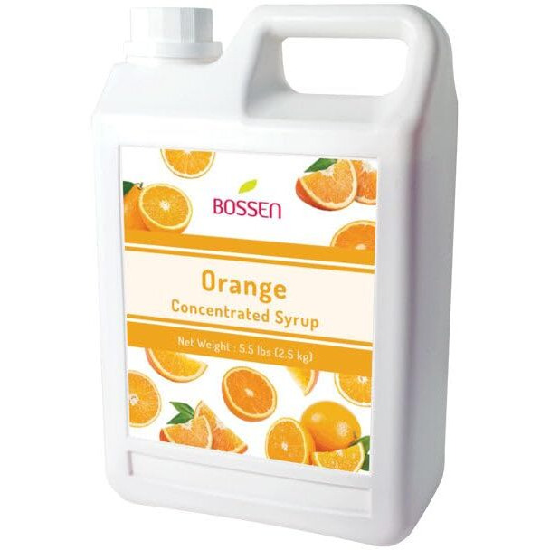 Bossen Concentrated Syrup_5.5 Lb (Orange)