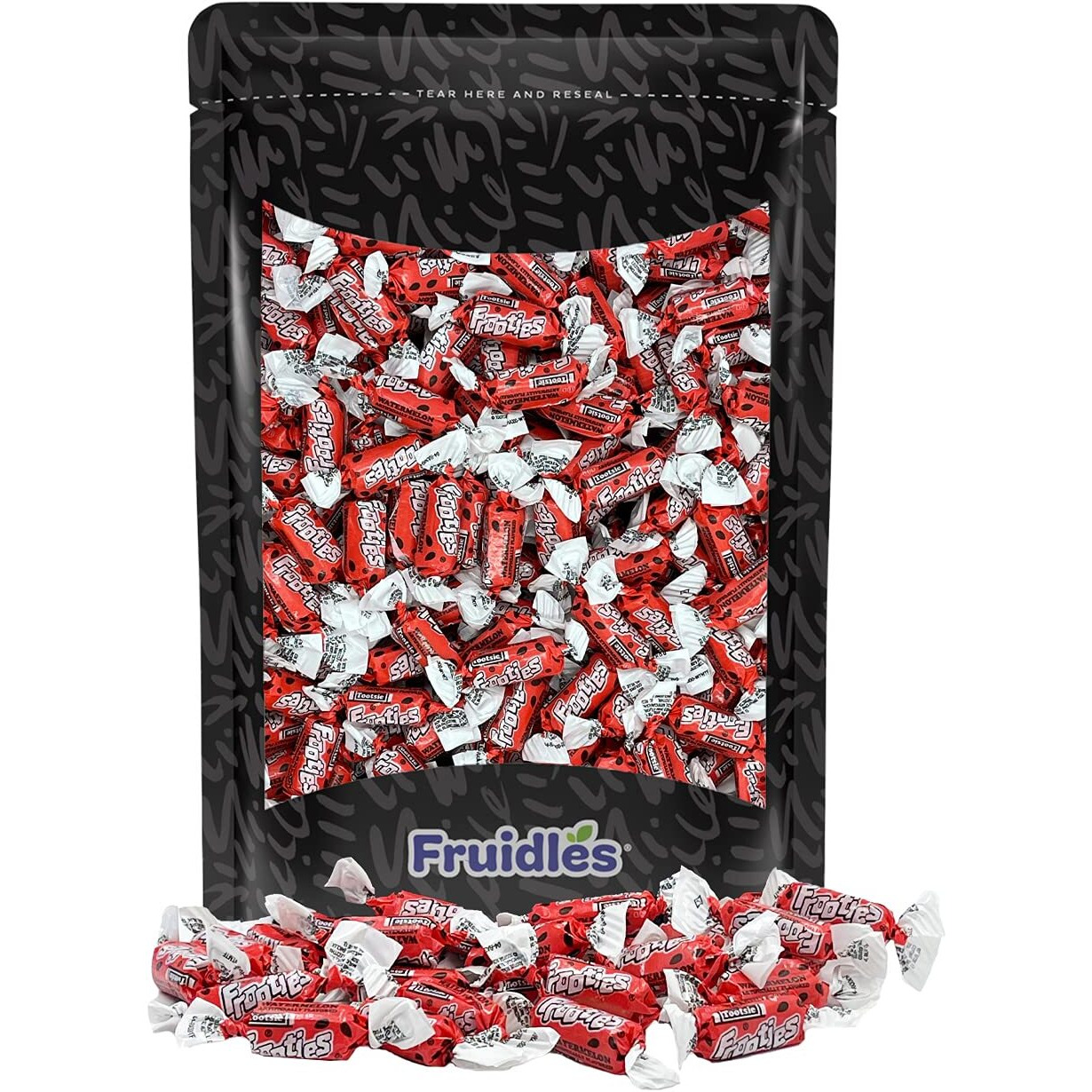 Fruidles Tootsie Roll Original Watermelon Twist Midgees, Peanut-Free, Gluten-Free, Kosher Certified, Individually Wrapped, 70 Count (Half-Pound)