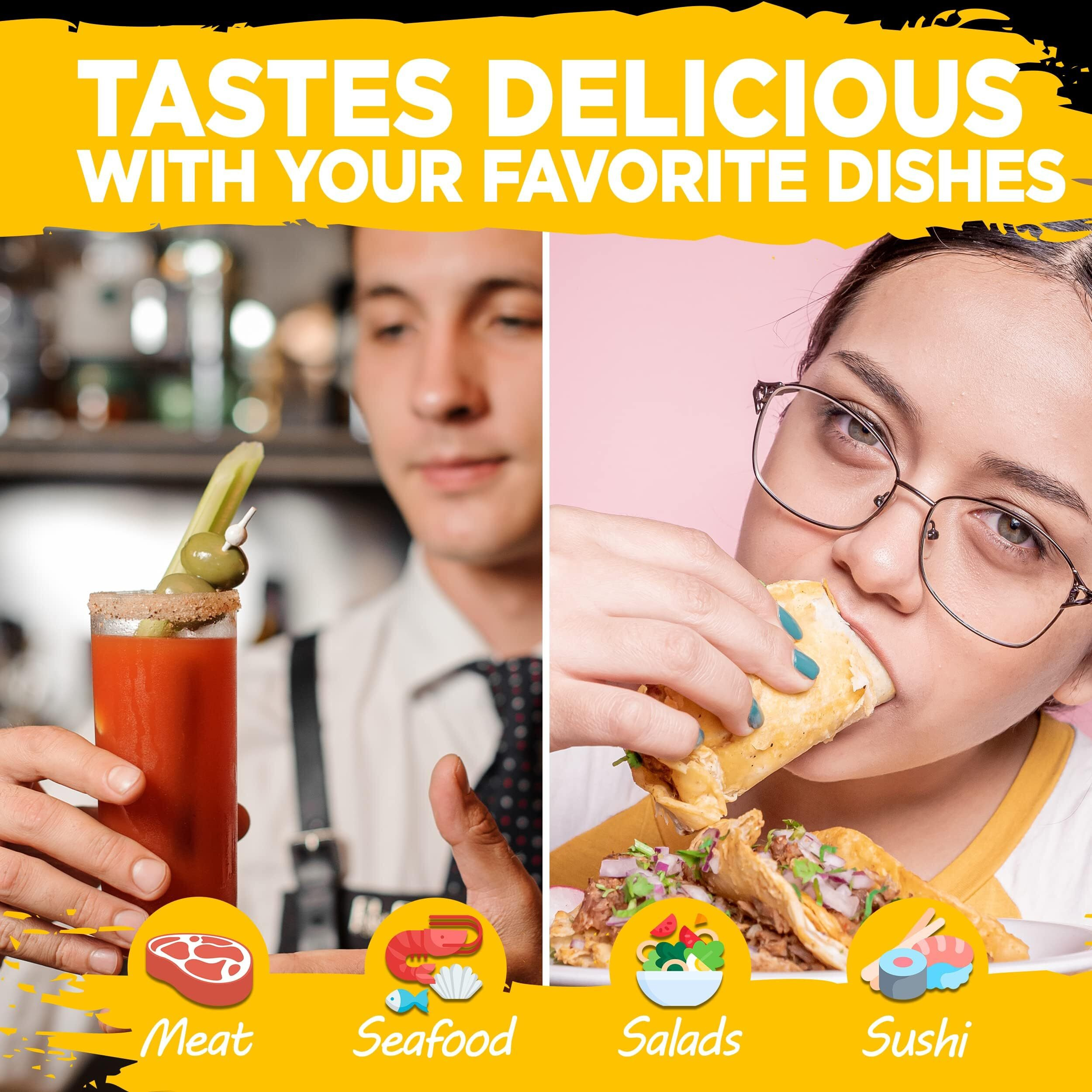 Wasabi-O Wasabi Red Chili Hot & Spicy Sauce - Fresh Made Japanese Sauce With Pure & Real Wasabi, Gluten Free & Vegan Wasabi Sauce For Steak & Sushi, 55G Bottle