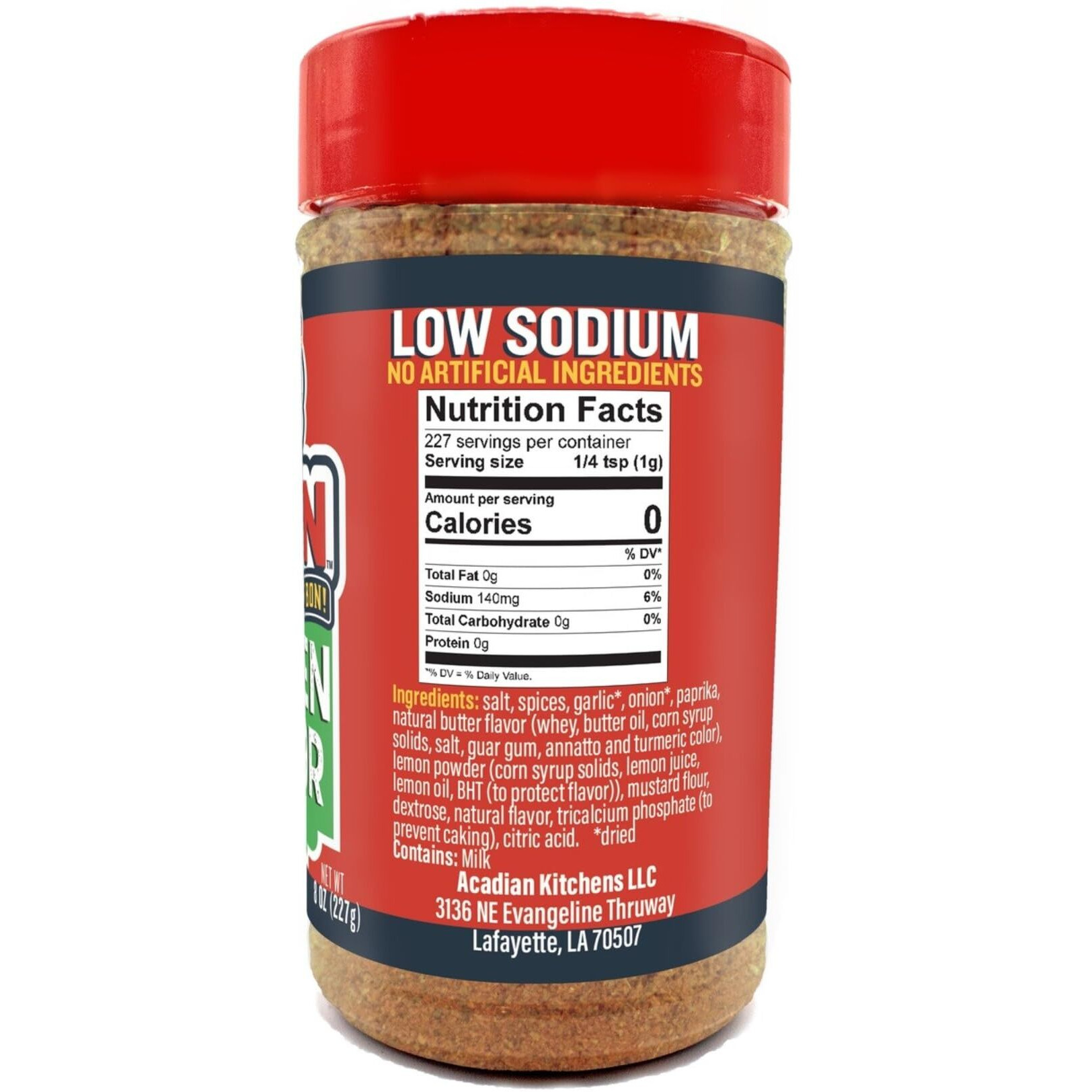 Ragin' Cajun Chicken Or Gator Cajun Seasoning 8 Oz (Pack Of 1)