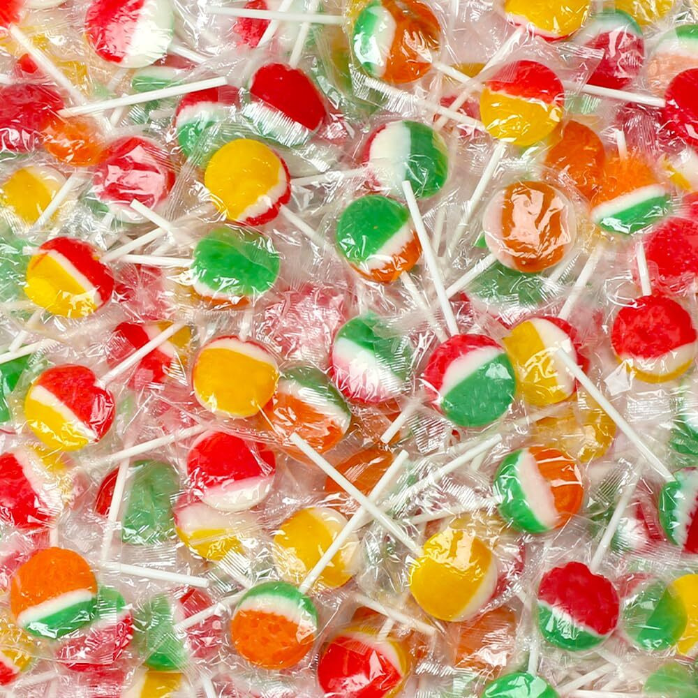 Halloween Lollipops - 5 Pounds - Suckers And Lollipops For Kids - Classic Lollipops - Flat Round Candy Pops Individually Wrapped - Assorted Flavors Suckers For Banks, Schools, Offices