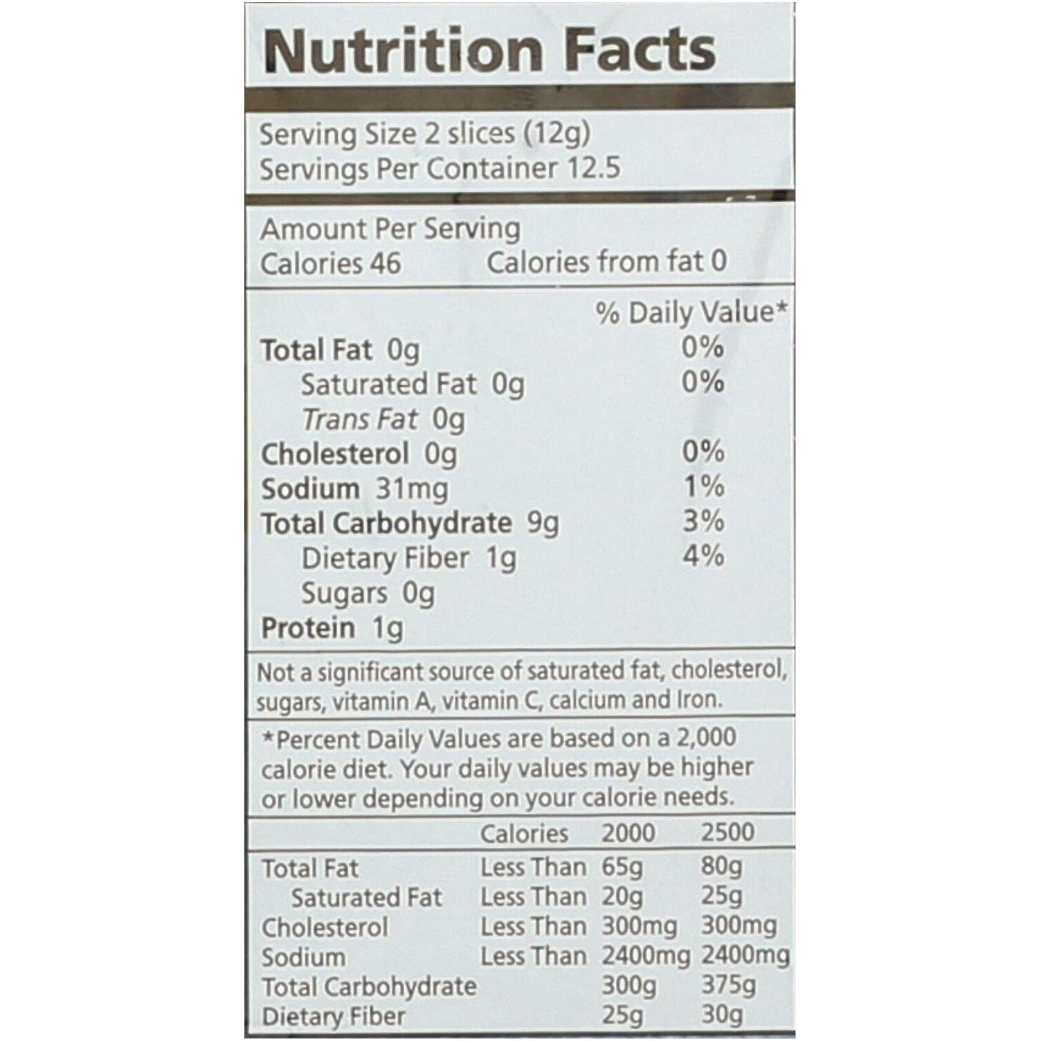 Real Foods Organic Corn Thins - Case Of 6 - 5.3 Oz.