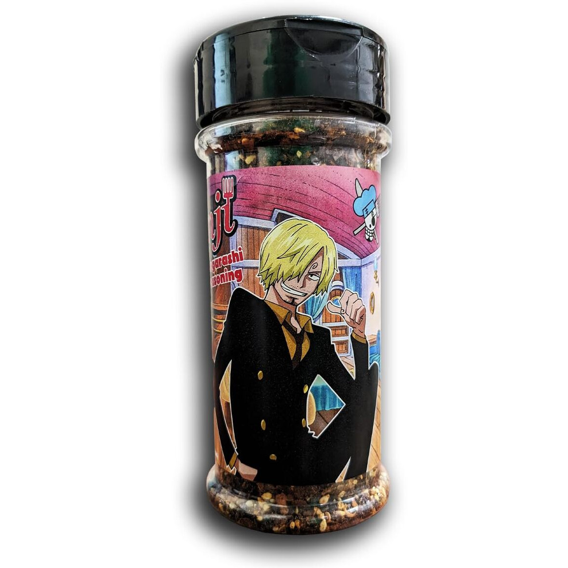 One Piece Sanji Shichimi Togarashi Spicy Ramen Seasoning Powder - Japanese Spice - Officially Licensed, 3.3 Oz Bottle (Pack Of 1)