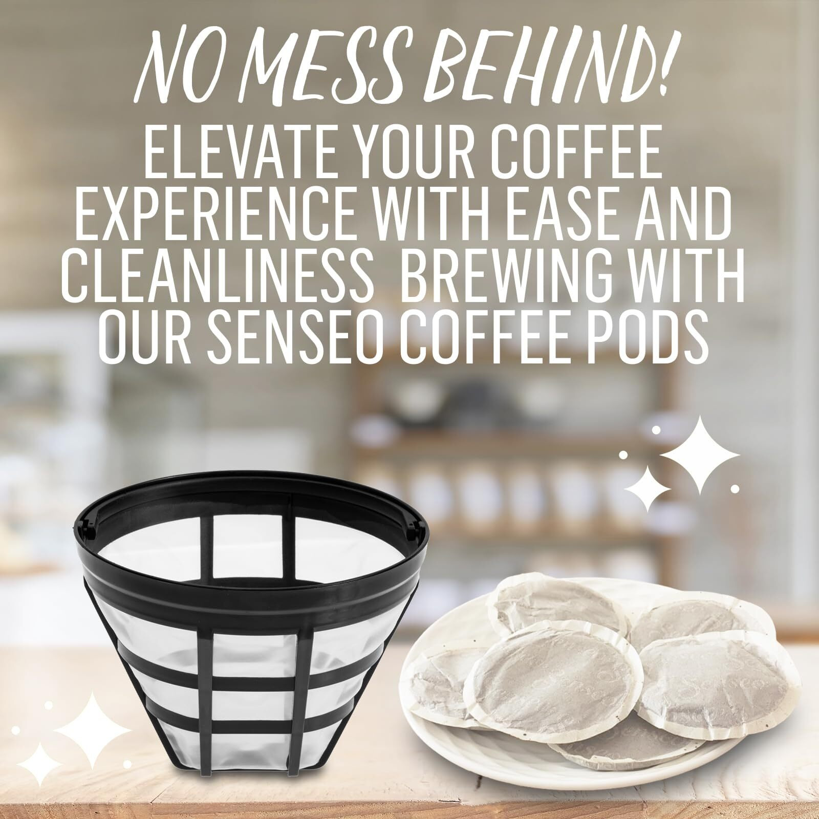 Senseo Decaf Coffee Pods - 480 Count Pack Of 10 (48 Pods Each) - Perfect For Coffee Makers - Enjoy Rich, Full Flavor Without The Caffeine - Convenient, Single-Serve Pods For Anytime Enjoyment