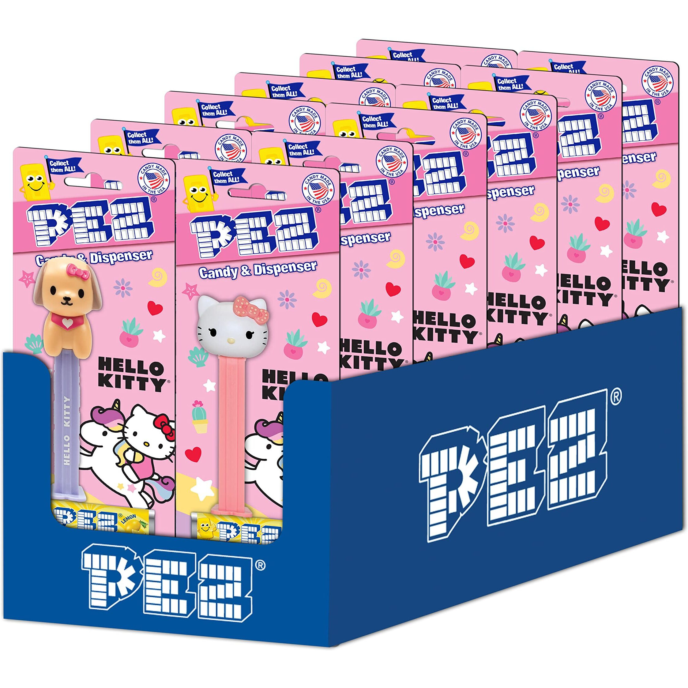 Pez Candy Assortment Hello Kitty 0.87 Pack , 10.44 Ounce, (Pack Of 12)