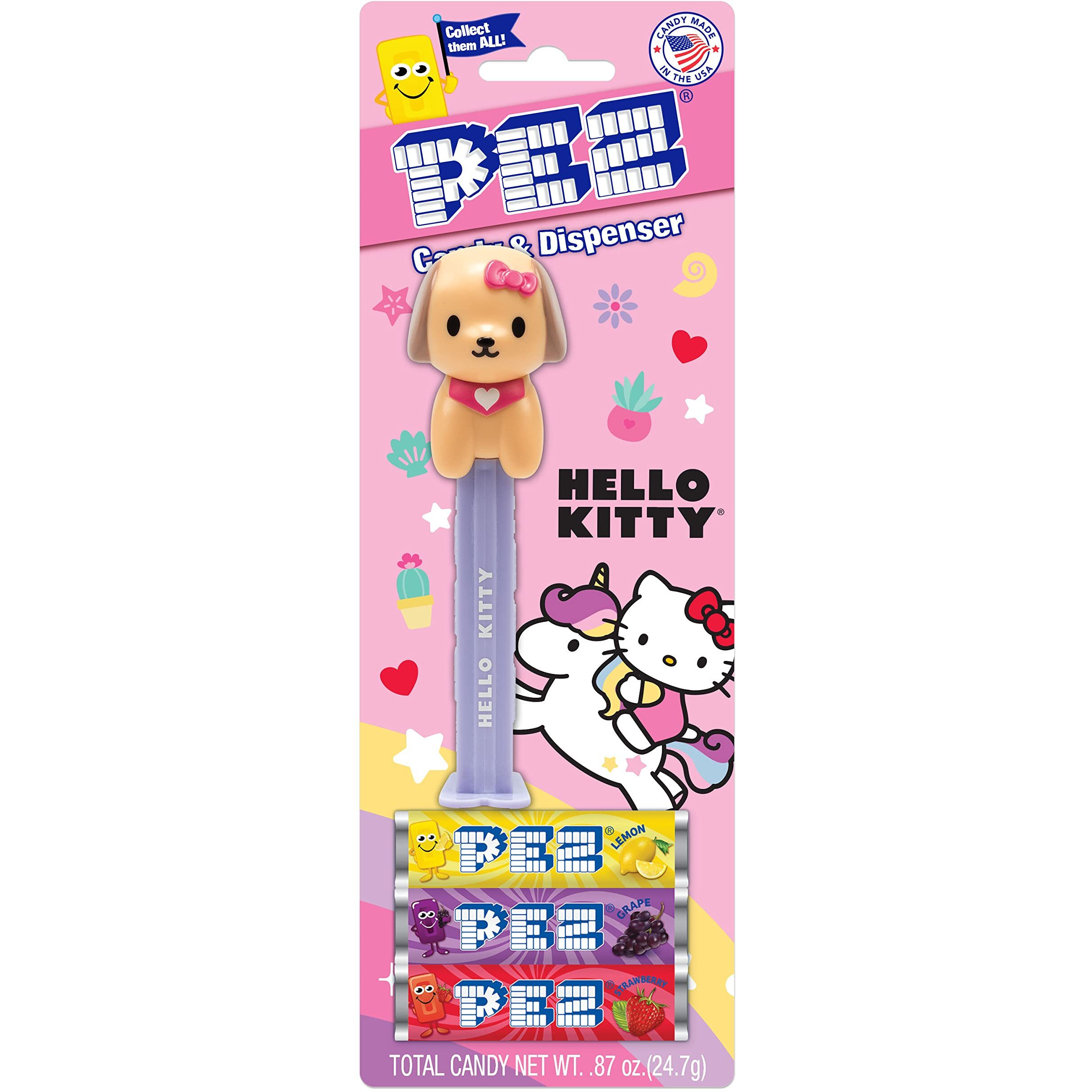 Pez Candy Assortment Hello Kitty 0.87 Pack , 10.44 Ounce, (Pack Of 12)