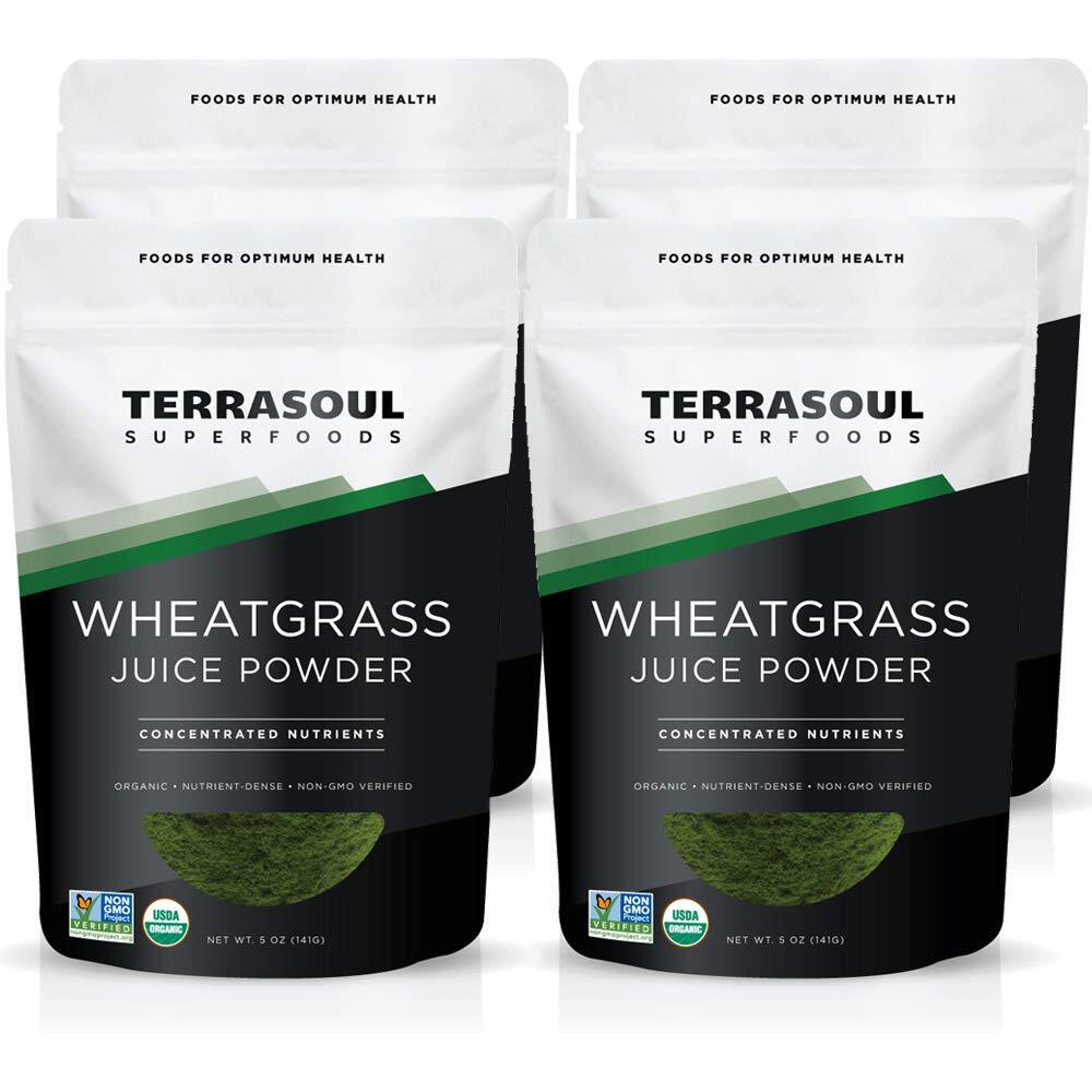 Terrasoul Superfoods Organic Wheat Grass Juice Powder, 20 Ounces - Usa Grown