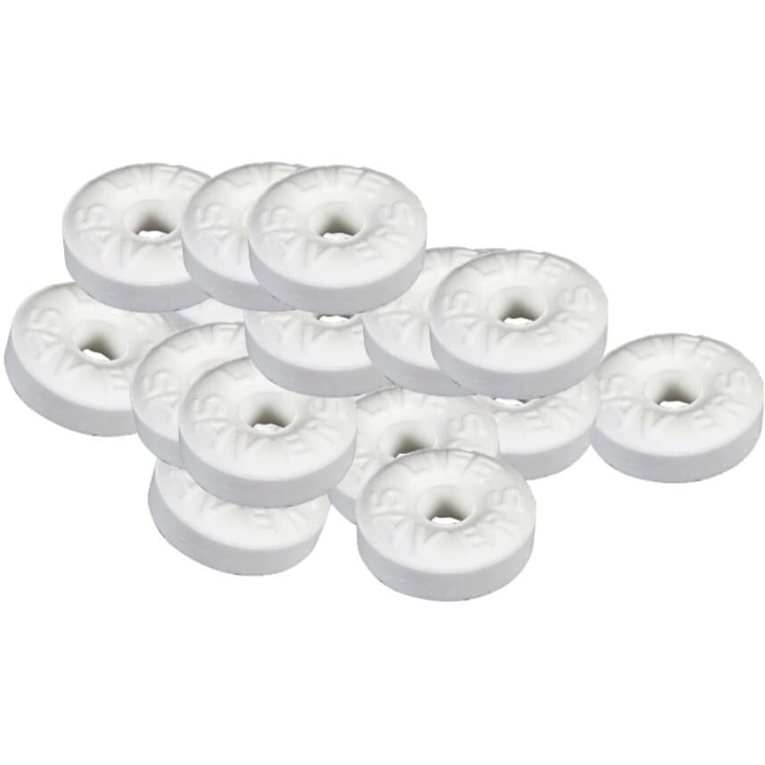 Lifesavers (Pep - O - Mint) | Lifesavers Hard Candy Breath Mints & Refreshing Taste | Flavored Individually Wrapped - 2 Bags | Sameday Shippers Offers Free Pen