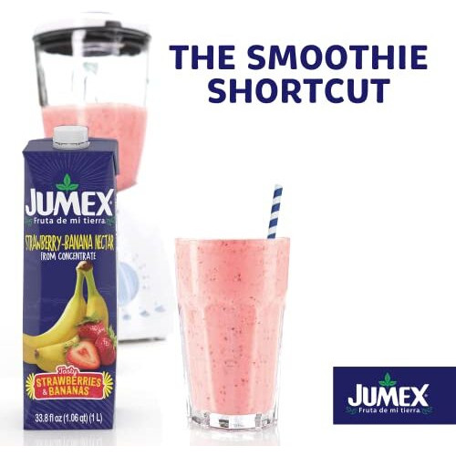 Jumex Strawberry-Banana Nectar, 32.4 Fl Oz (Pack Of 24)