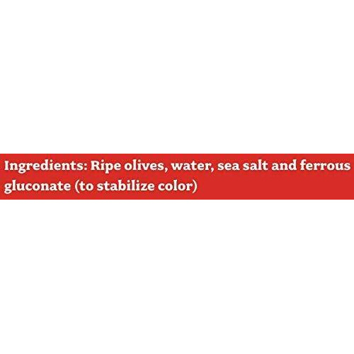 Lindsay Naturals Large Pitted Ripe Black Olives, 6 Oz (Pack Of 12)