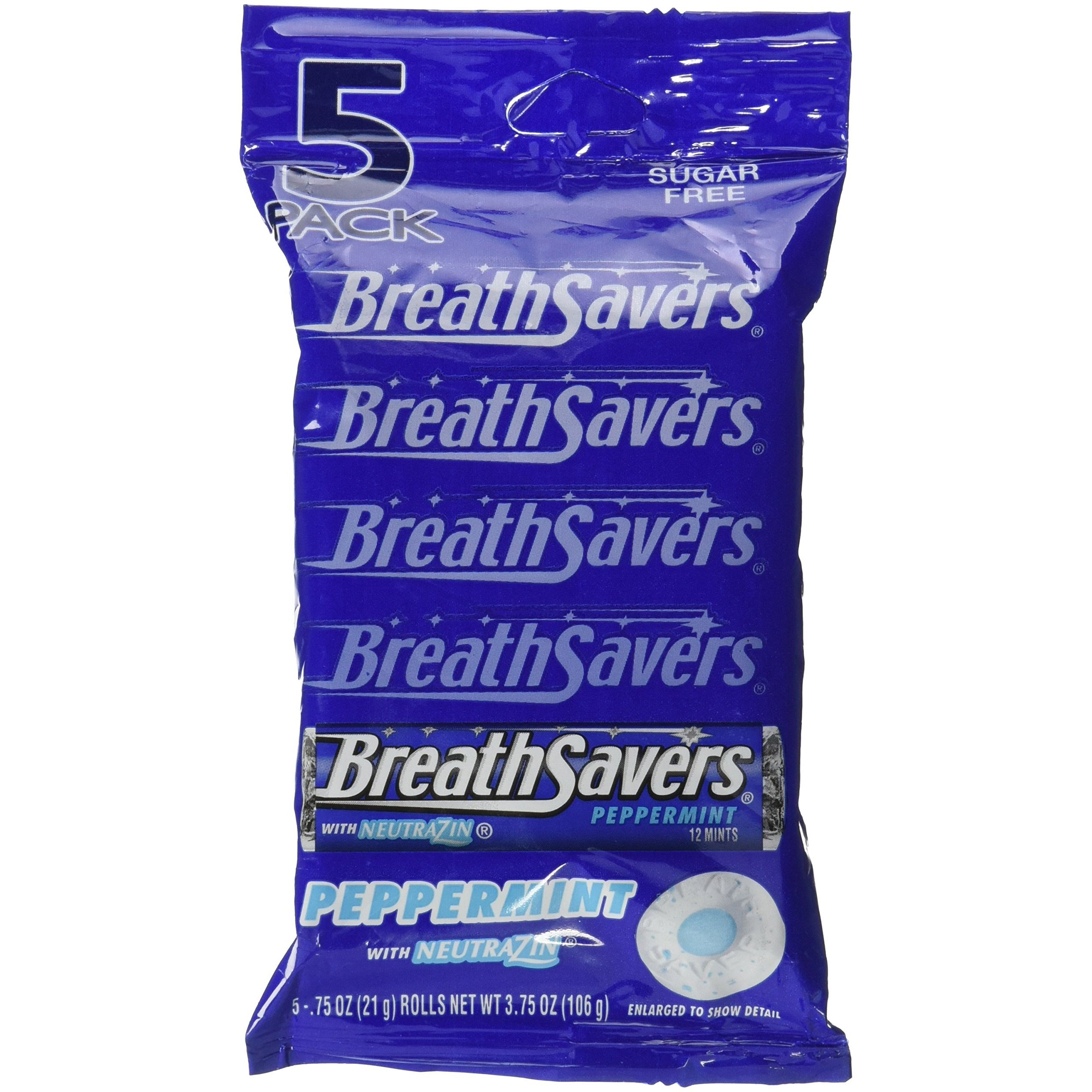 Breath Savers Mints, Peppermint, 0.27 Lb