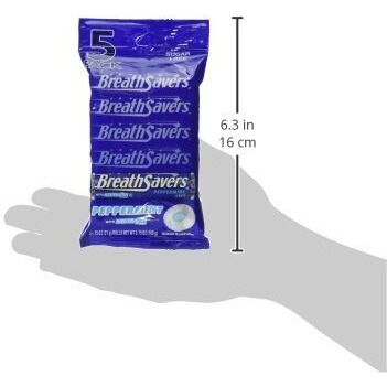Breath Savers Mints, Peppermint, 0.27 Lb