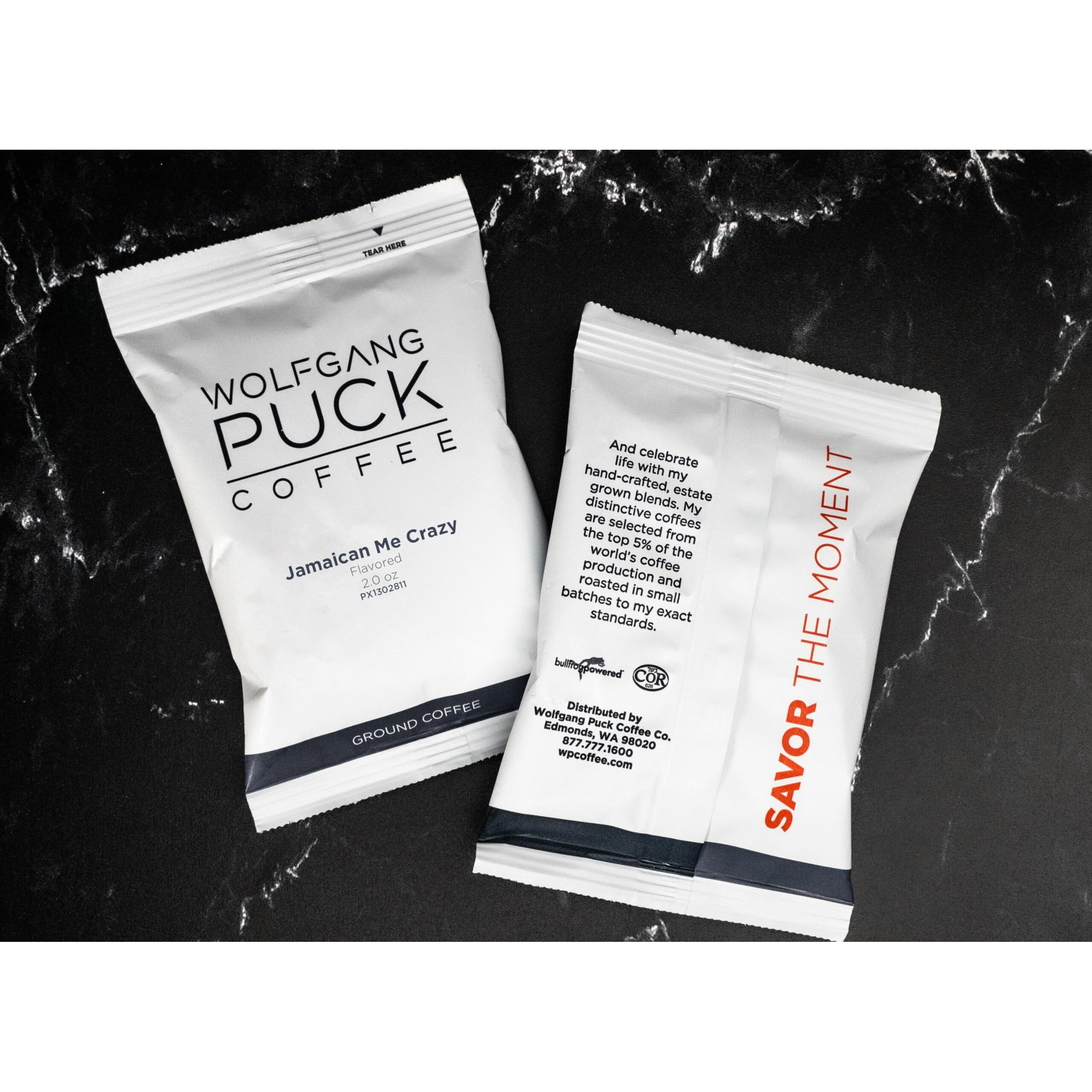 Wolfgang Puck Coffee, Jamaica Me Crazy, 2.0 Ounce Portion Packs, 18 Count (Pack Of 1)