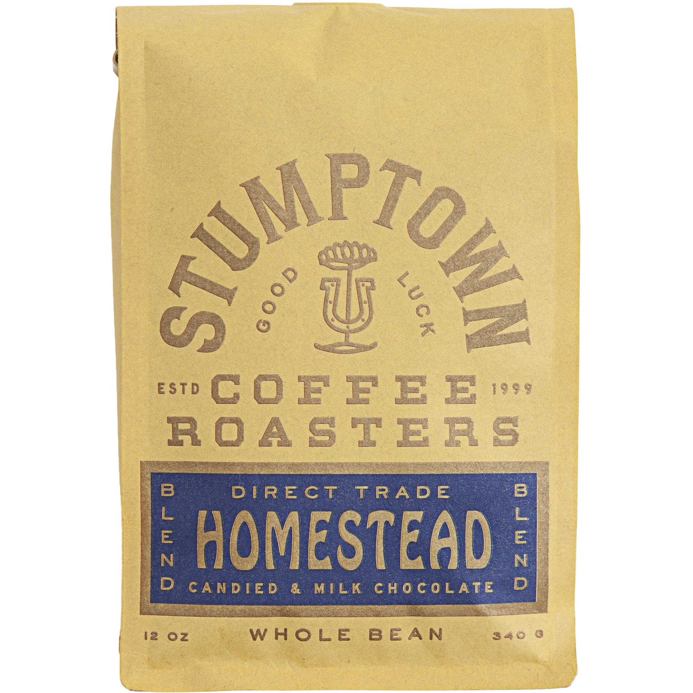 Stumptown Coffee Roasters, Medium Roast Whole Bean Coffee - Homestead Blend 12 Ounce Bag With Flavor Notes Of Milk Chocolate, Cherry And Orange