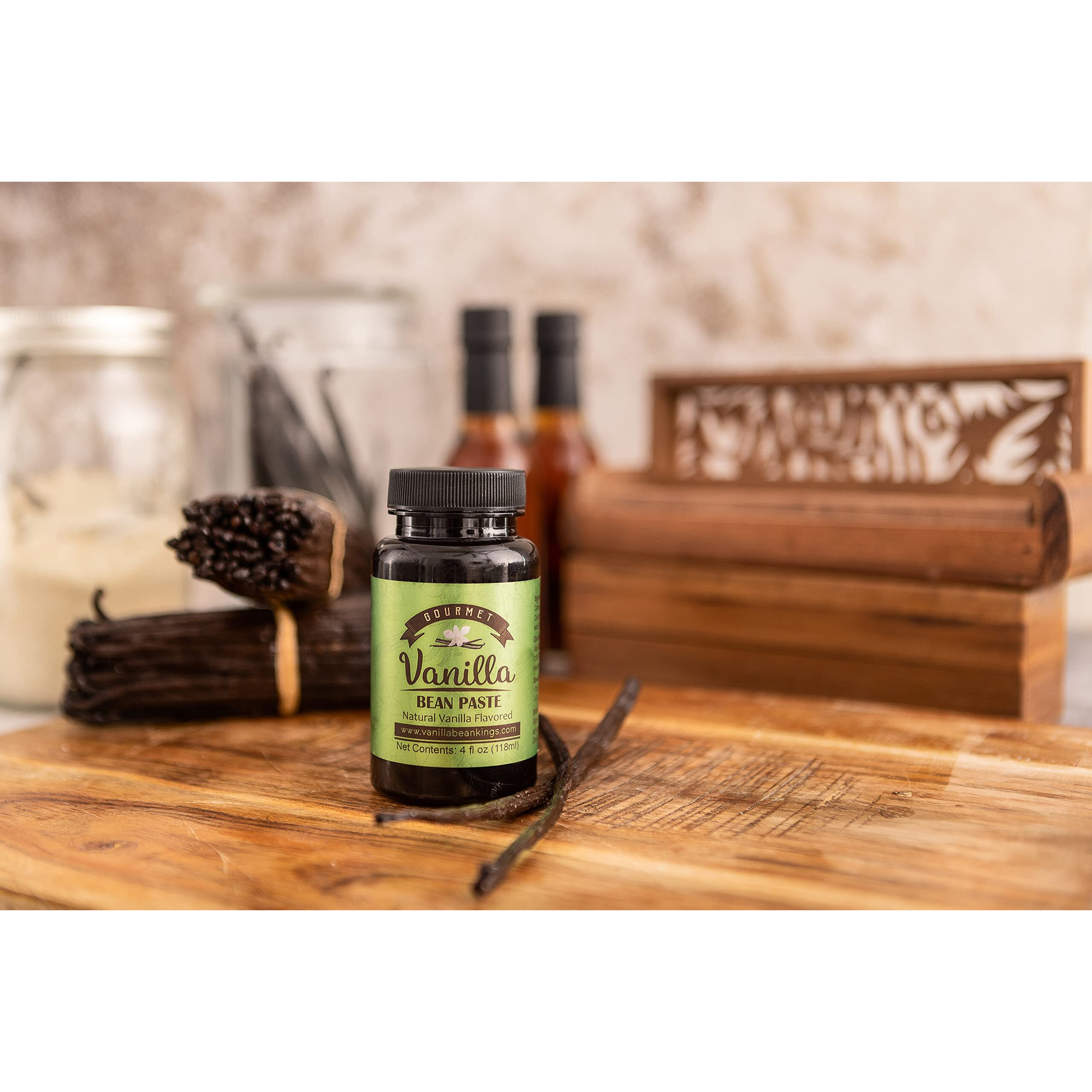Vanilla Bean Paste For Baking And Cooking - Gourmet Madagascar Bourbon Blend Made With Real Vanilla Seeds - 8 Ounces