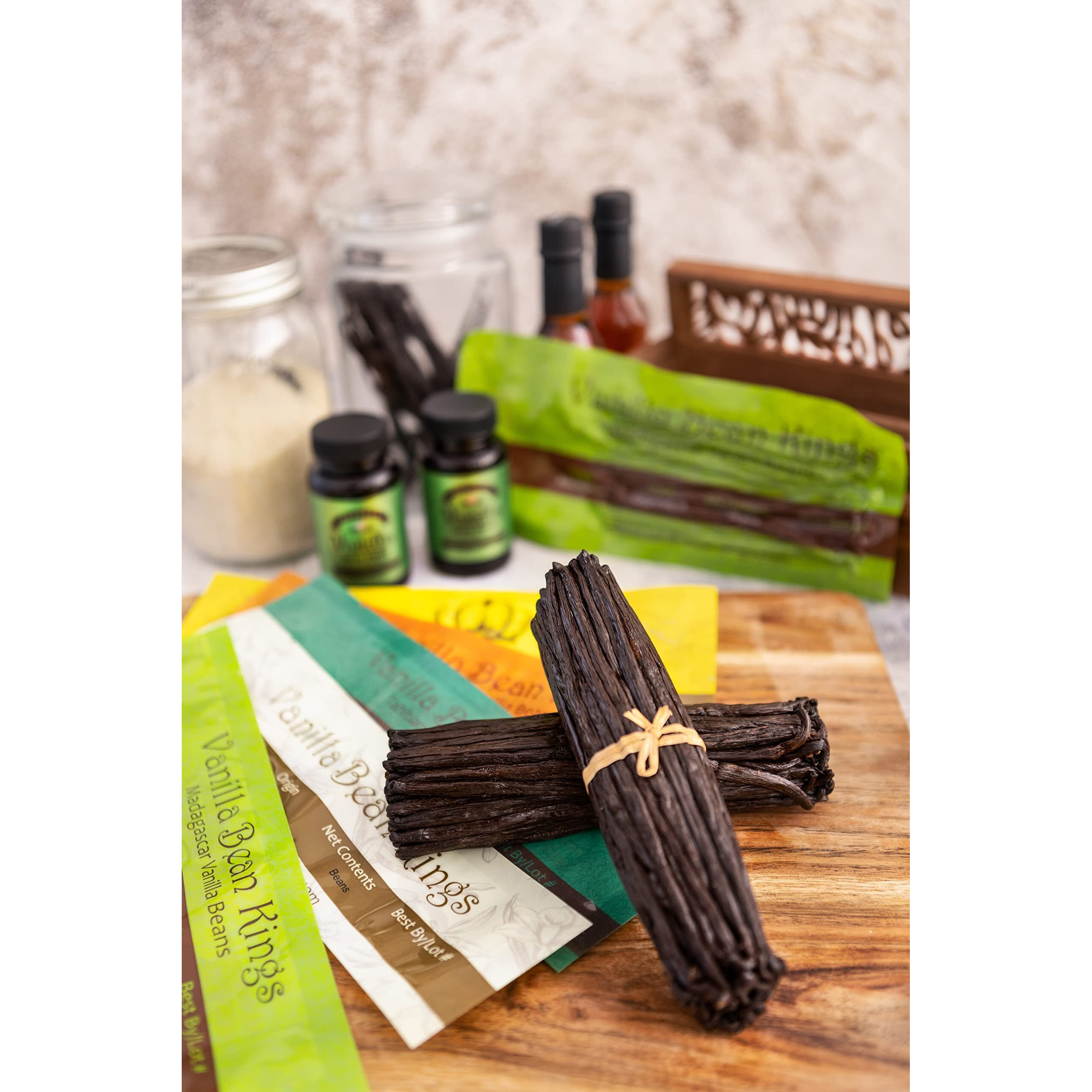 Vanilla Bean Paste For Baking And Cooking - Gourmet Madagascar Bourbon Blend Made With Real Vanilla Seeds - 8 Ounces