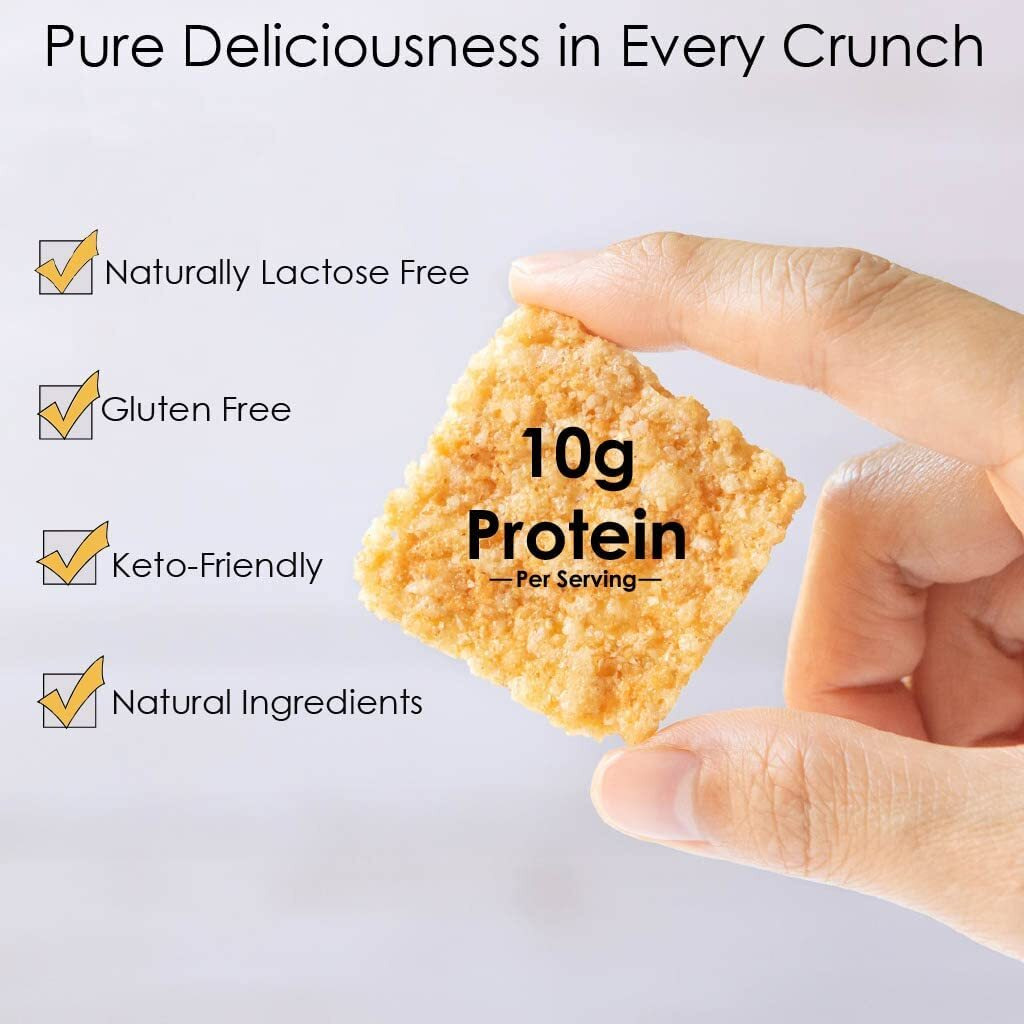 Sonoma Creamery Cheese Crisps - Cheddar Savory Cheese Cracker Snack High Protein Low Carb Gluten Free Wheat Free 10 Ounce (1 Count)