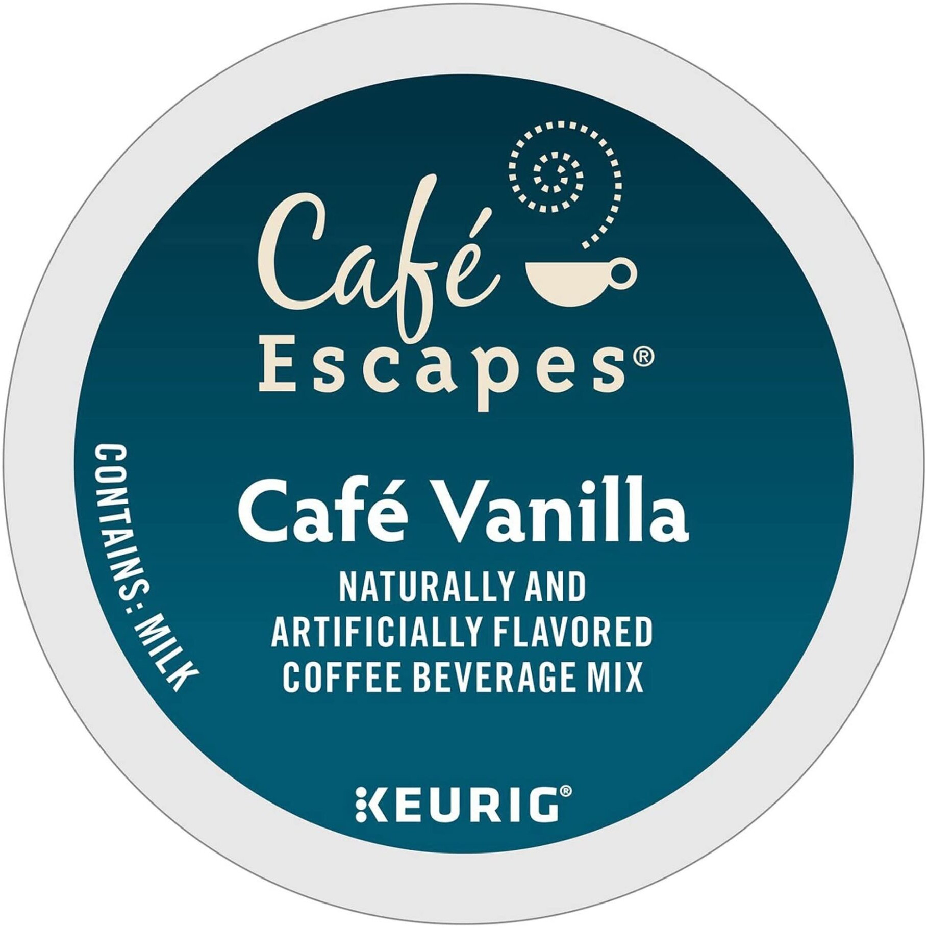 Caf   Escapes Caf   Vanilla, Keurig Single-Serve K-Cup Pods, 24 Count