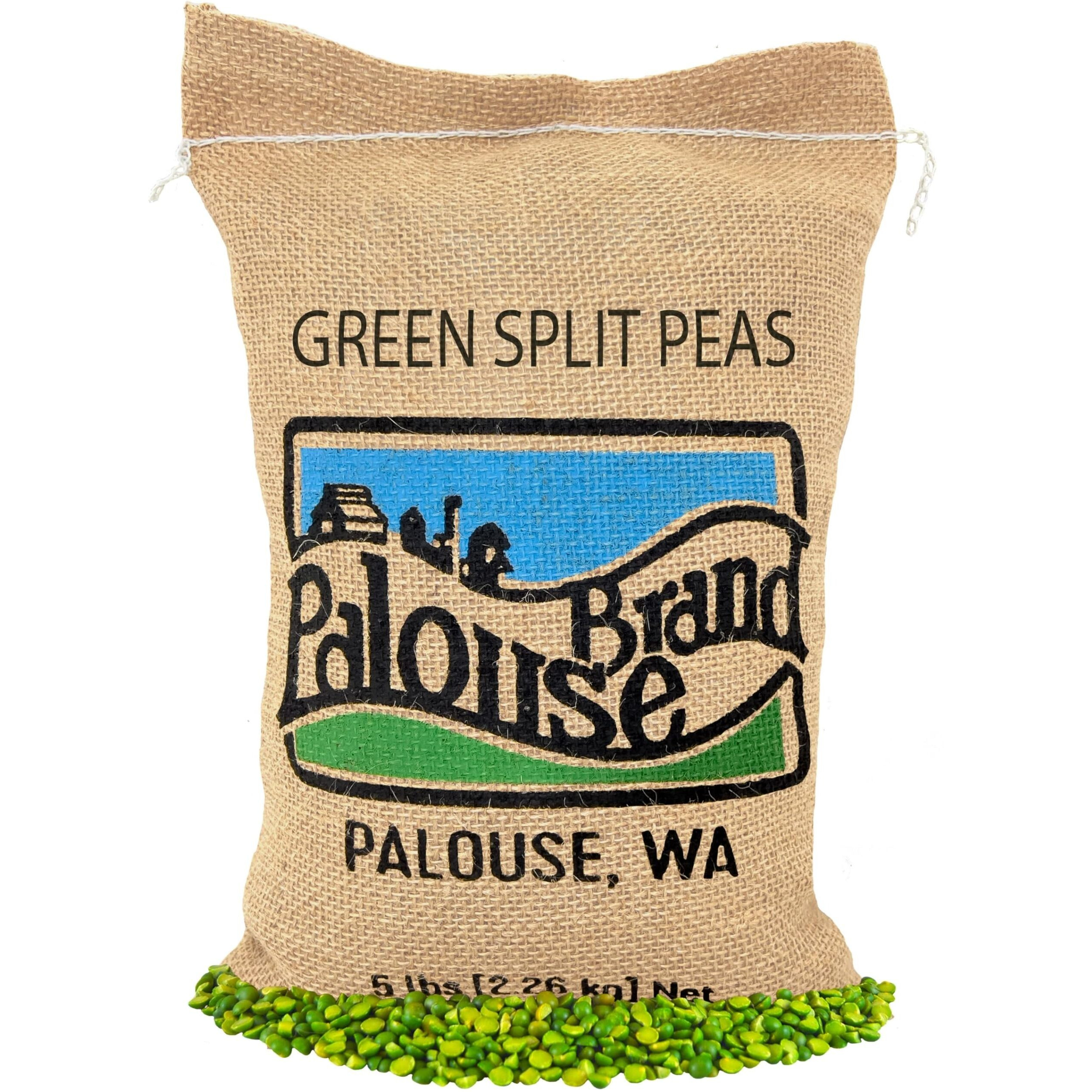 Mader Family Grown Green Split Peas | 5 Lb | Palouse Brand | Non-Gmo | Kosher | Bulk