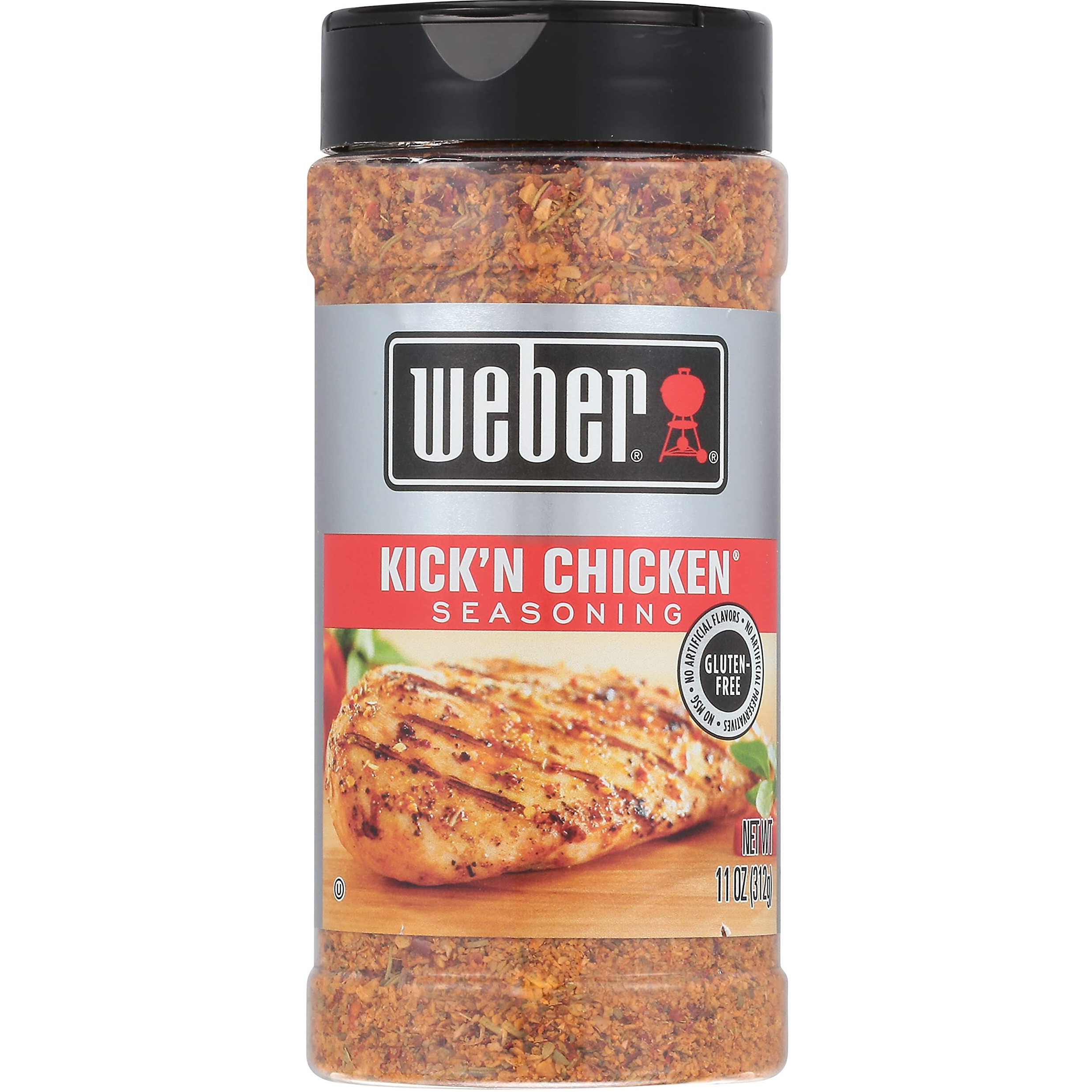 Weber Kick'N Chicken Seasoning, 11 Ounce Shaker